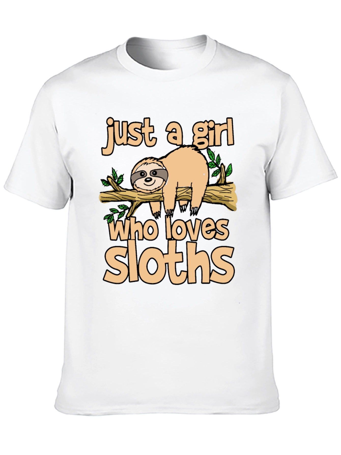 Girl Who Loves Sloths T-Shirt