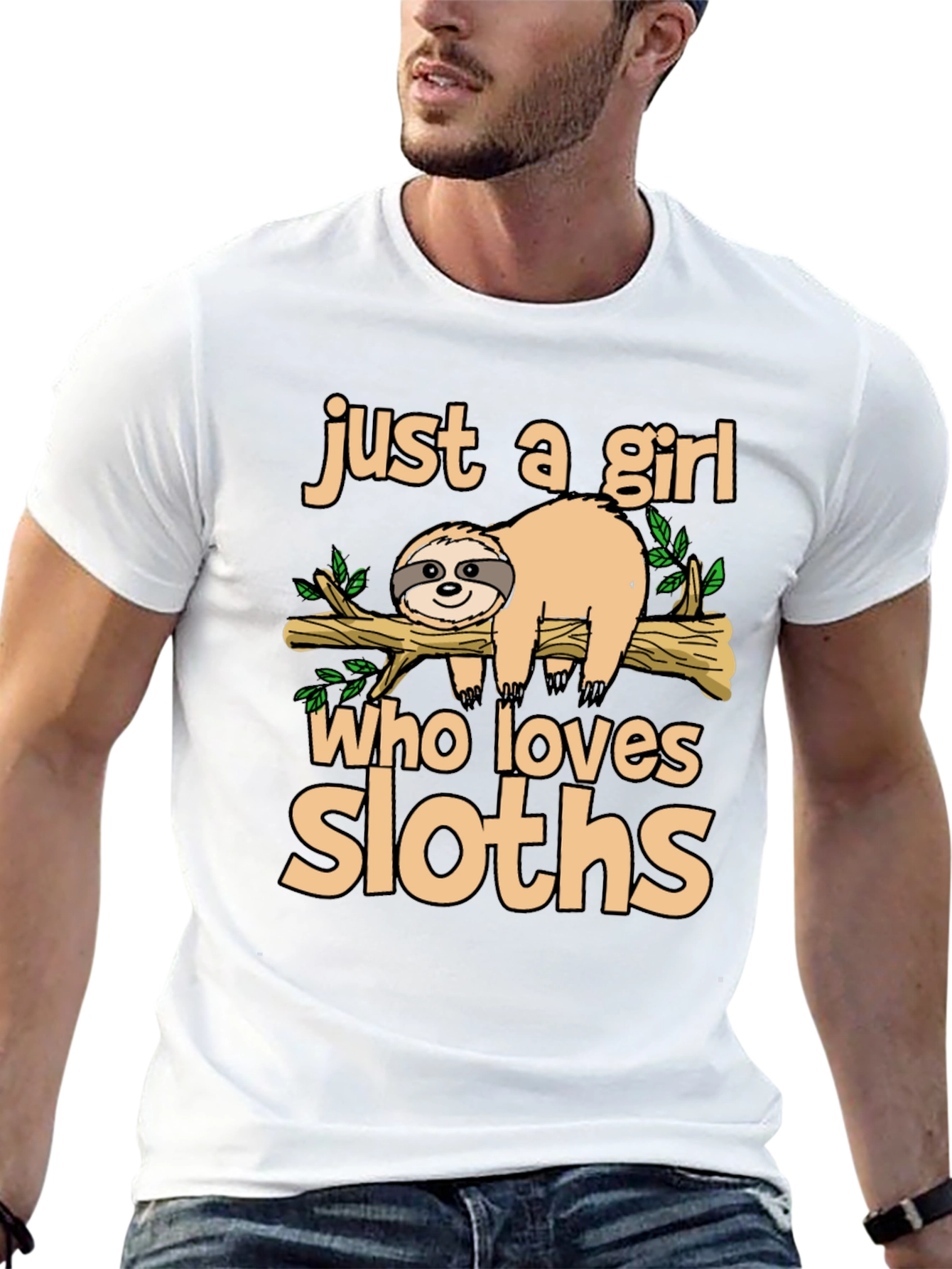 Girl Who Loves Sloths T-Shirt