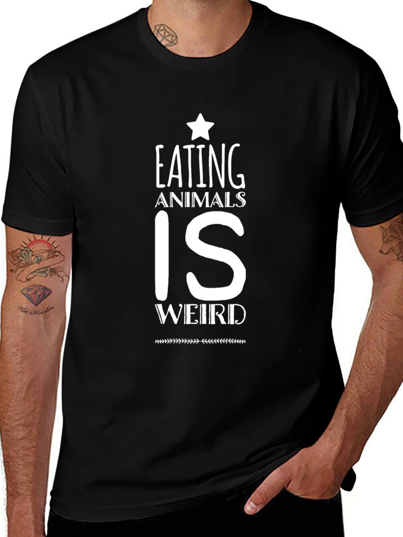 Vegan Eating Animals is Weird T-Shirt