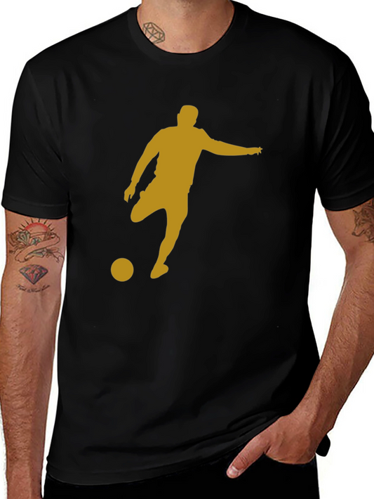 Soccer Silhouette Graphic T-Shirt