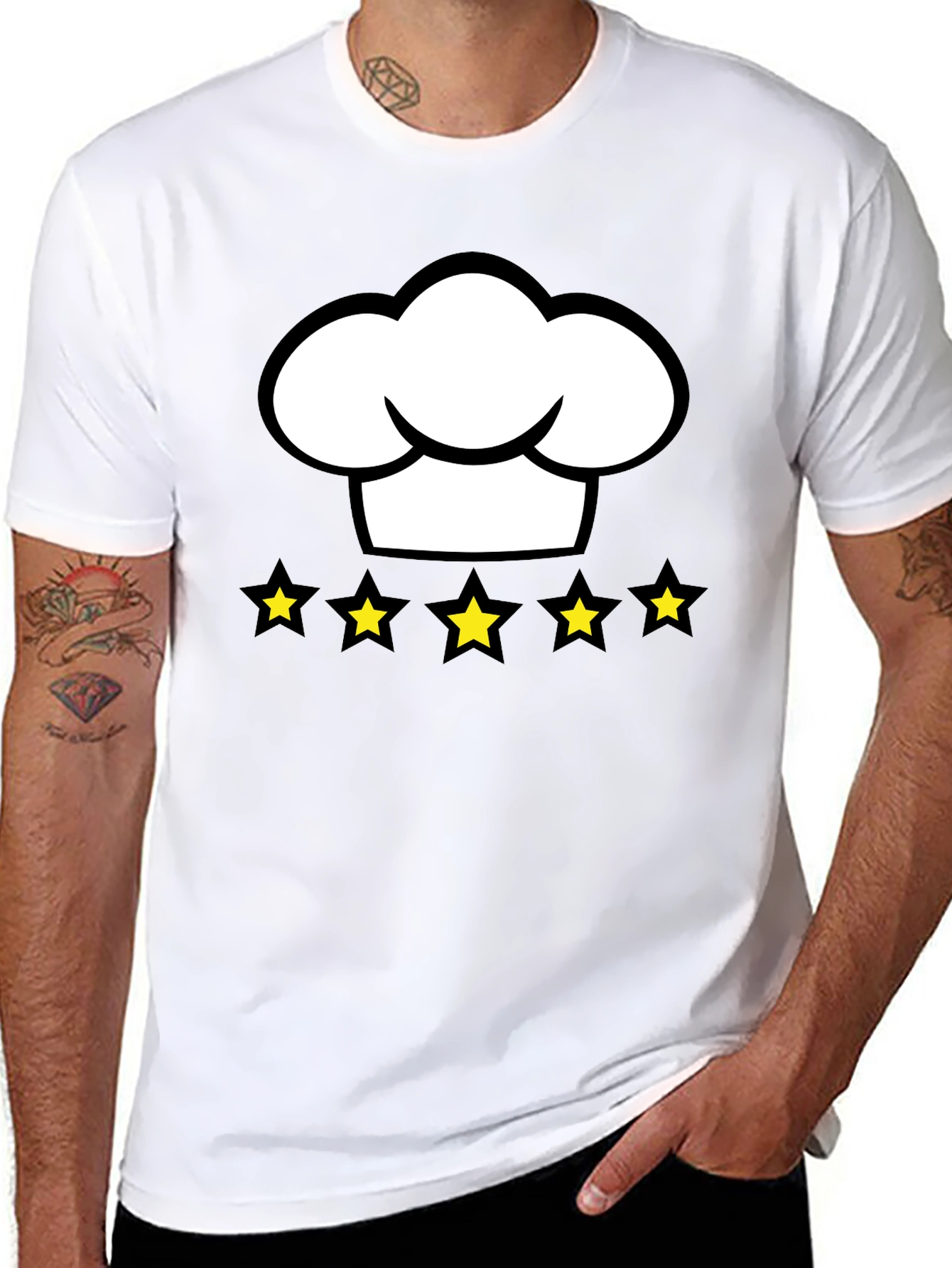5-Star Chef T-Shirt - Culinary Excellence