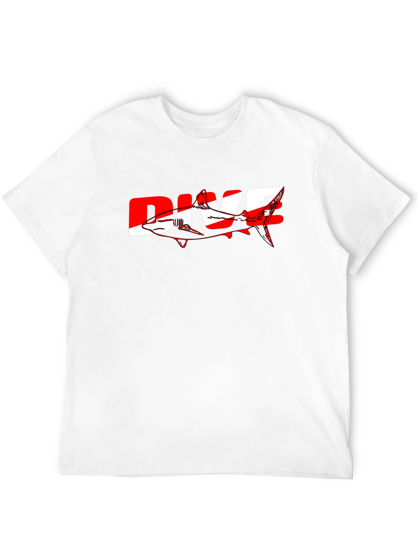 Dive Shark Graphic Tee - Black