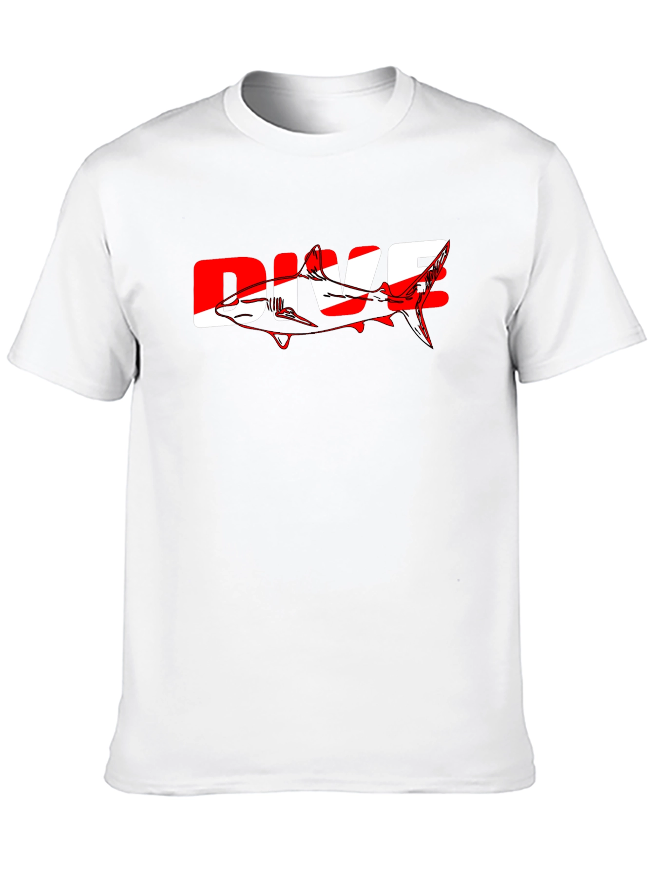 Dive Shark Graphic Tee - Black
