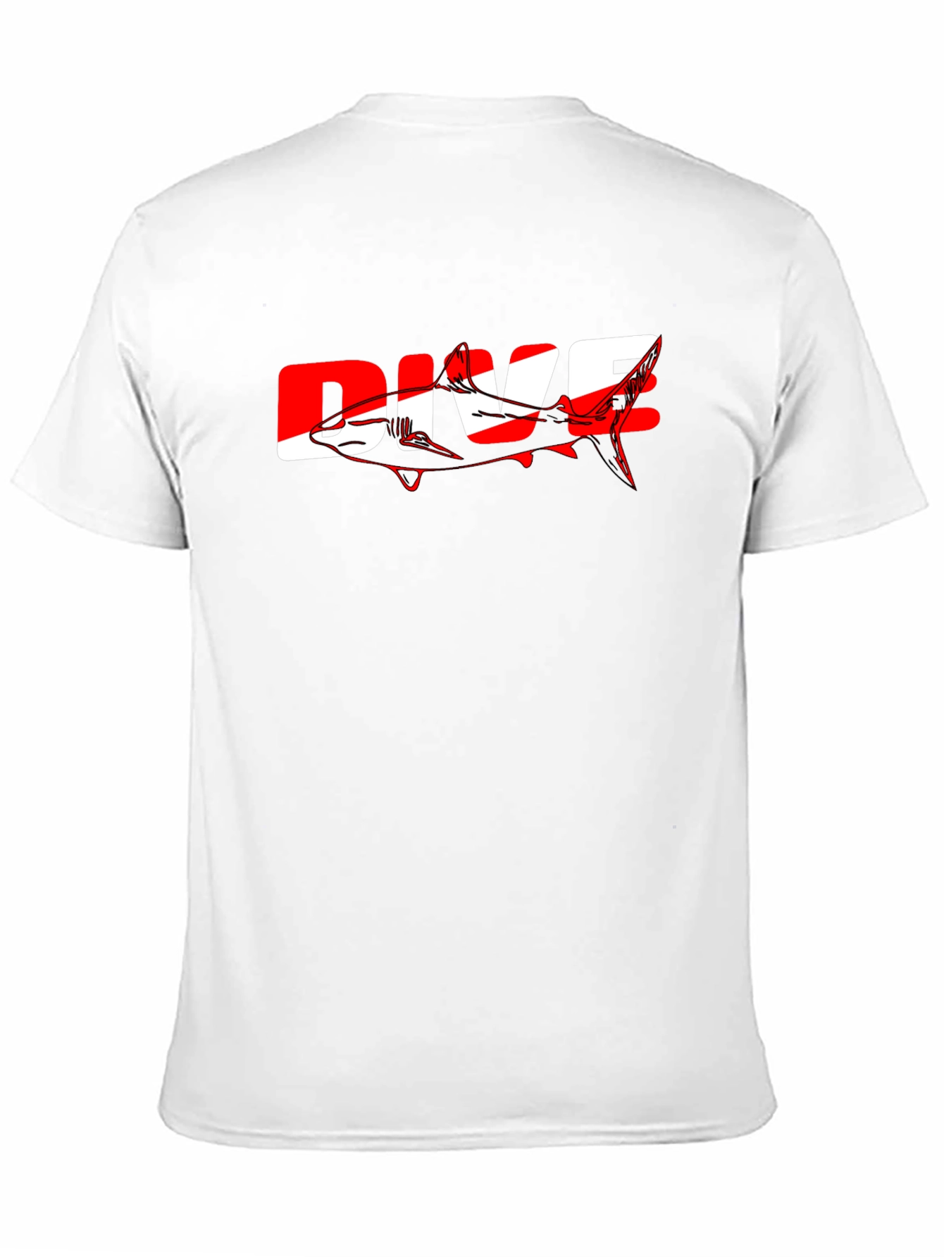 Dive Shark Graphic Tee - Black