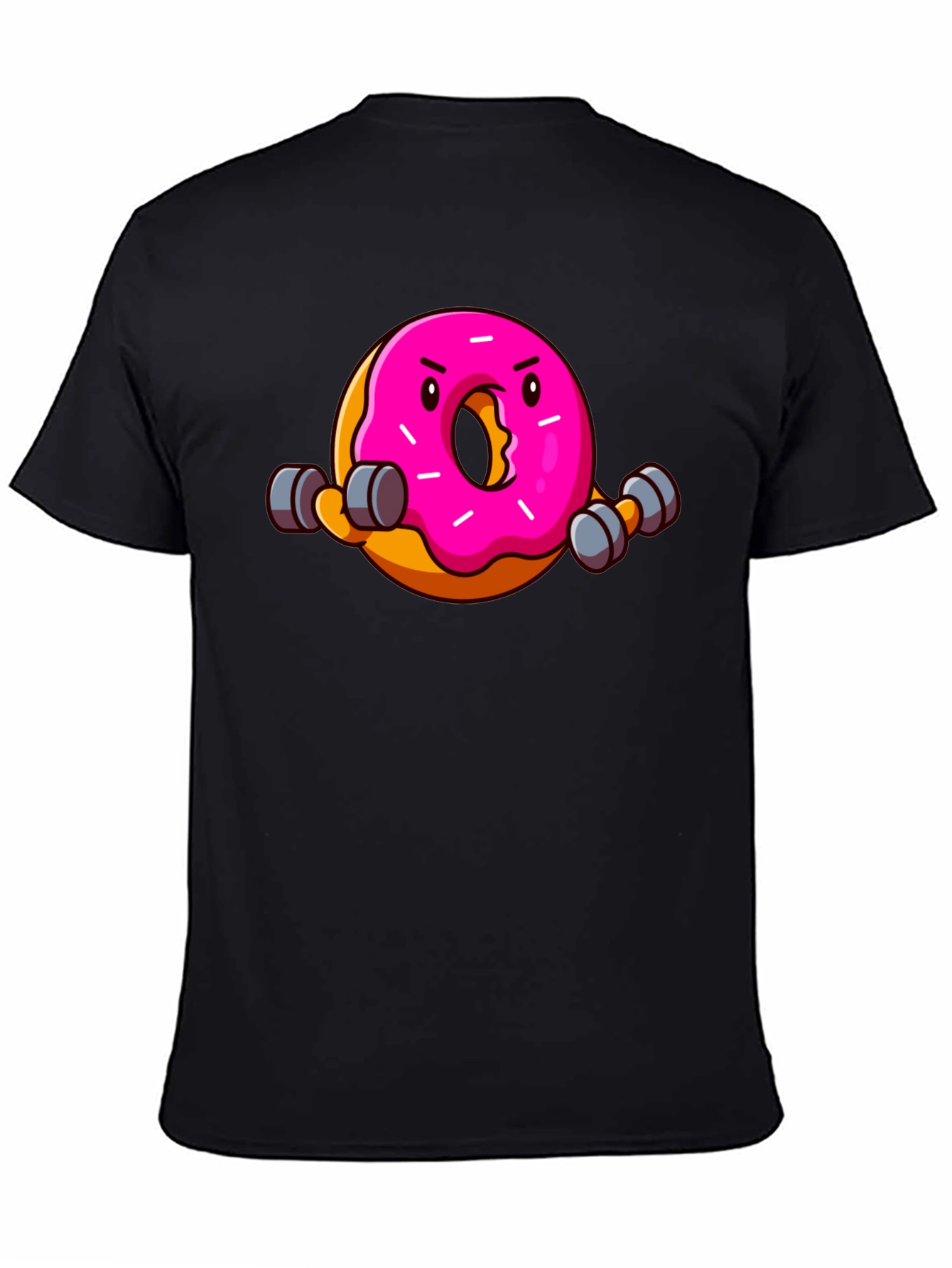 Donut Lifting Weights Funny T-Shirt