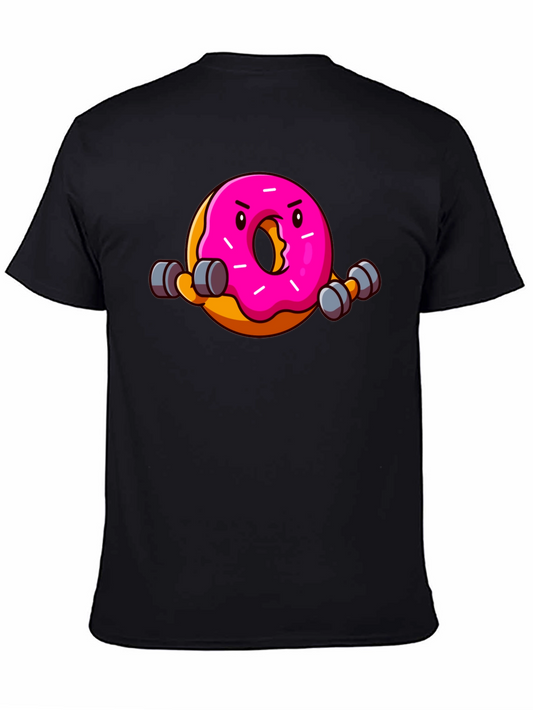 Donut Lifting Weights Funny T-Shirt