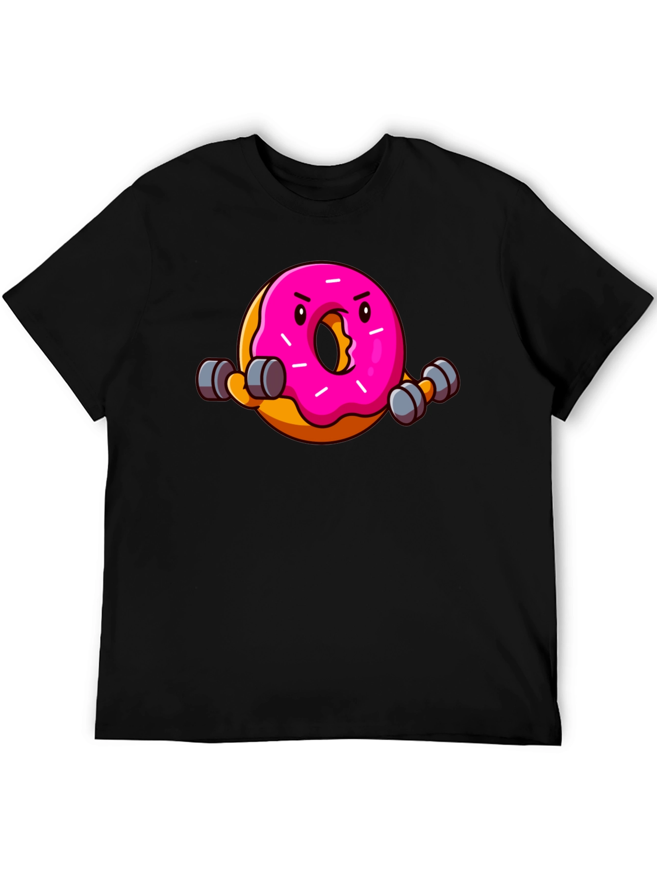 Donut Lifting Weights Funny T-Shirt
