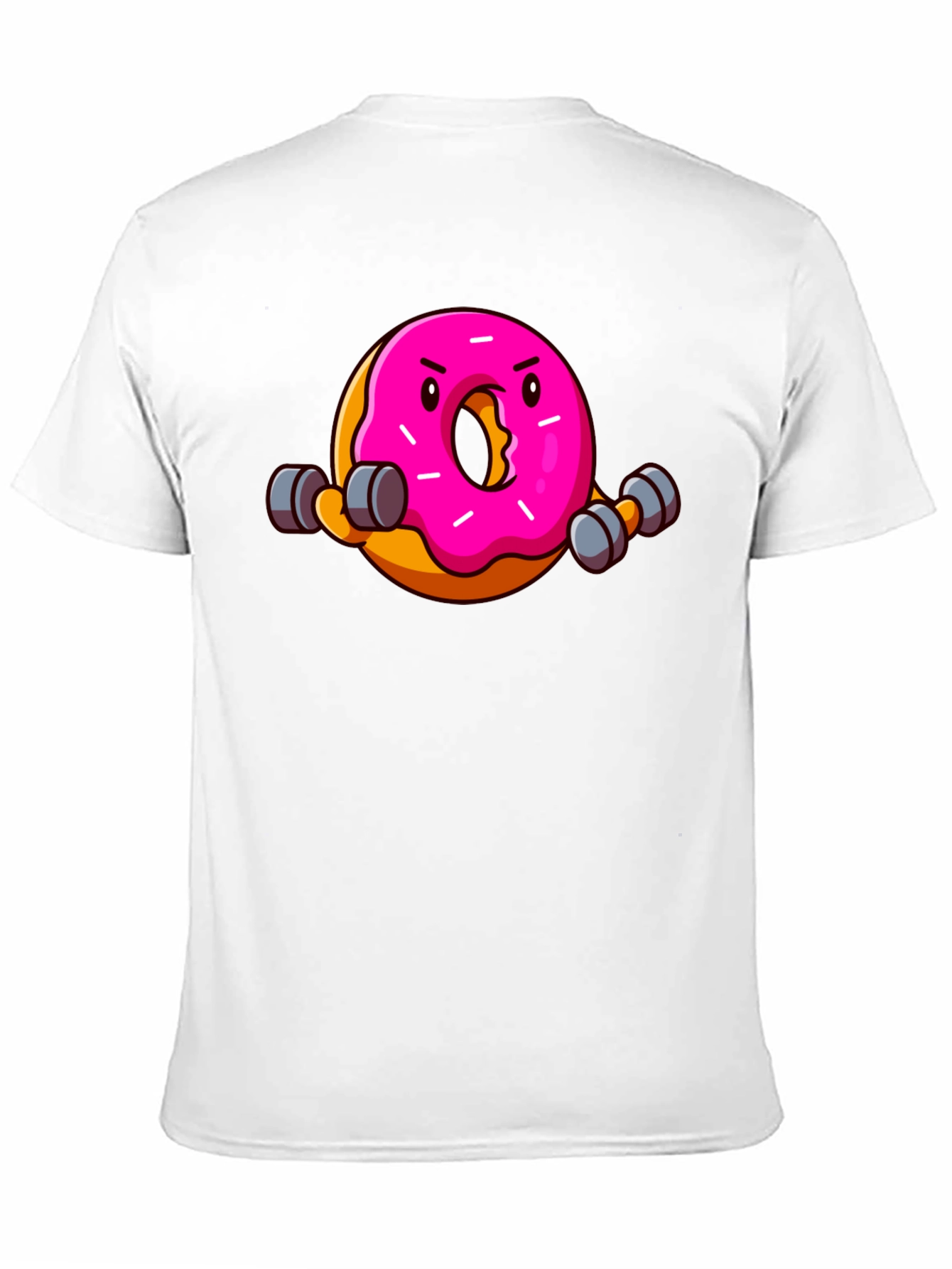 Donut Lifting Weights Funny T-Shirt