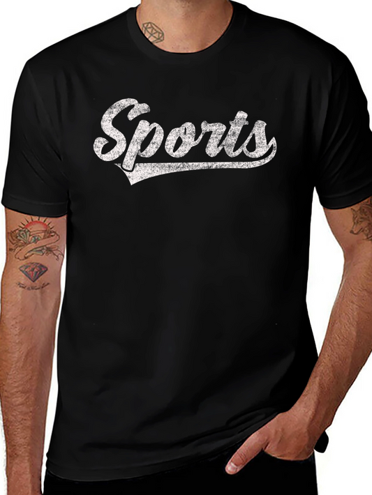 Vintage Sports Graphic T-Shirt - Retro Style