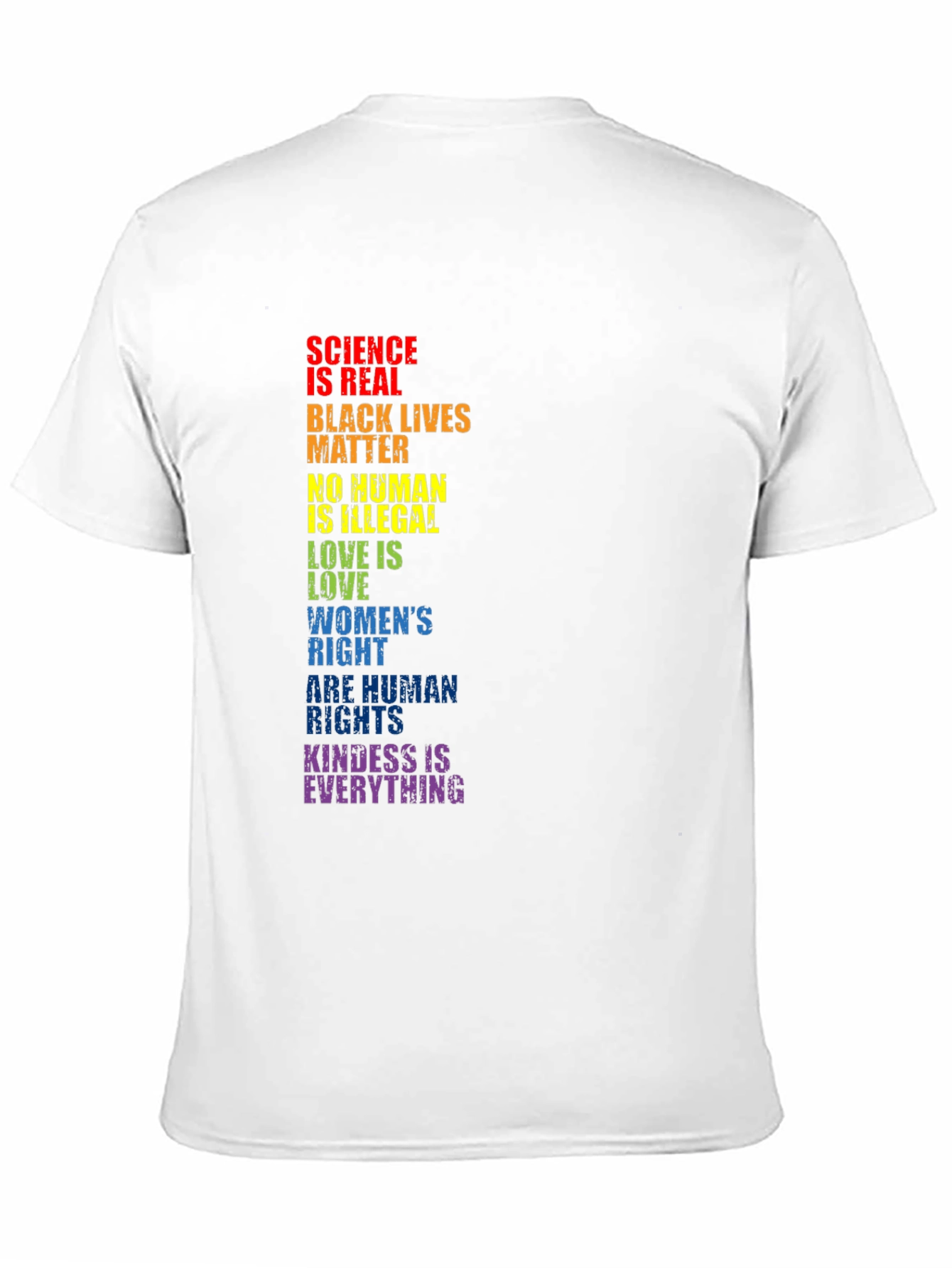 Equality Matters Rainbow Statement T-Shirt