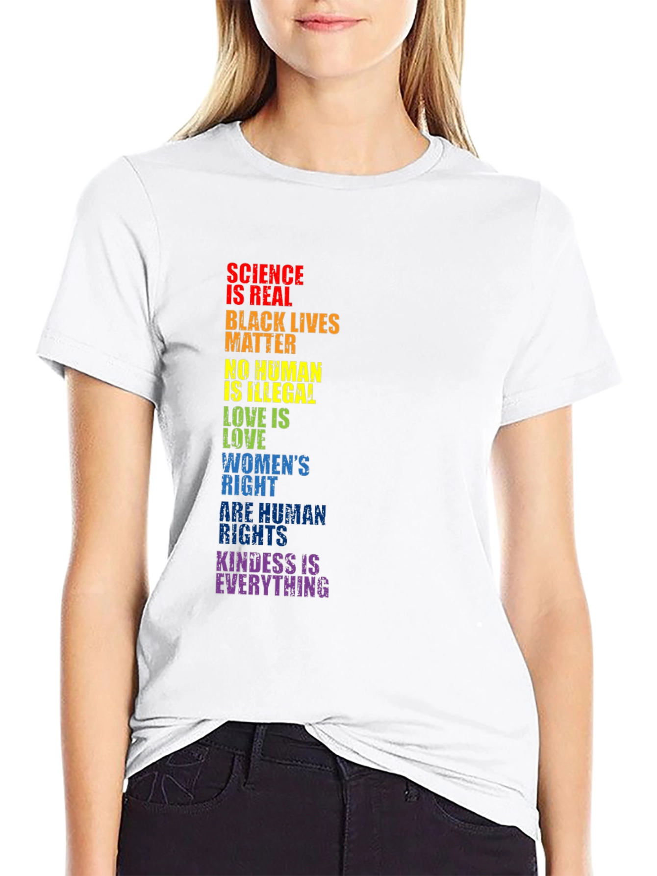 Equality Matters Rainbow Statement T-Shirt