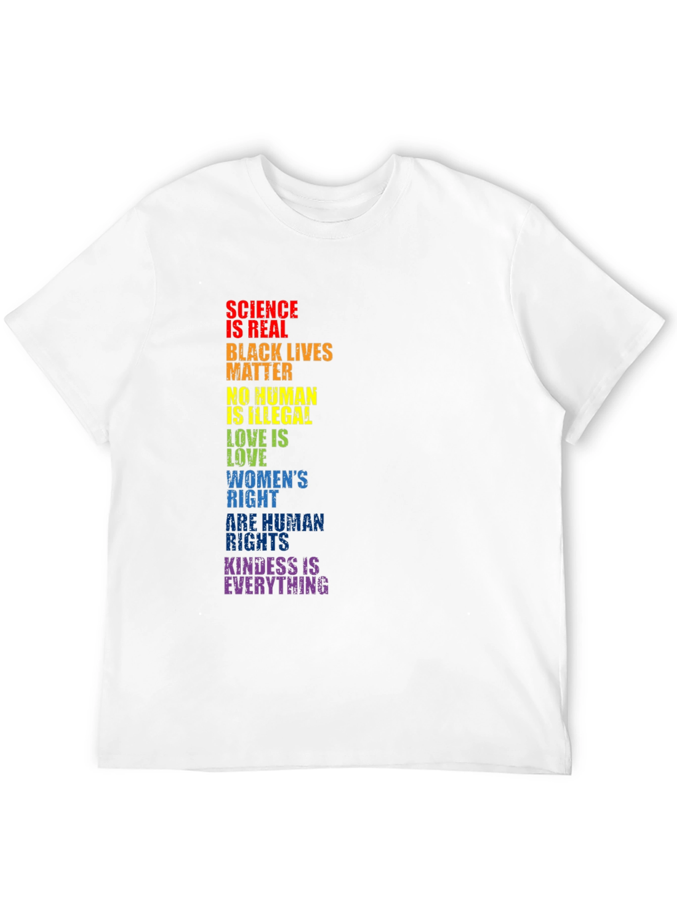 Equality Matters Rainbow Statement T-Shirt