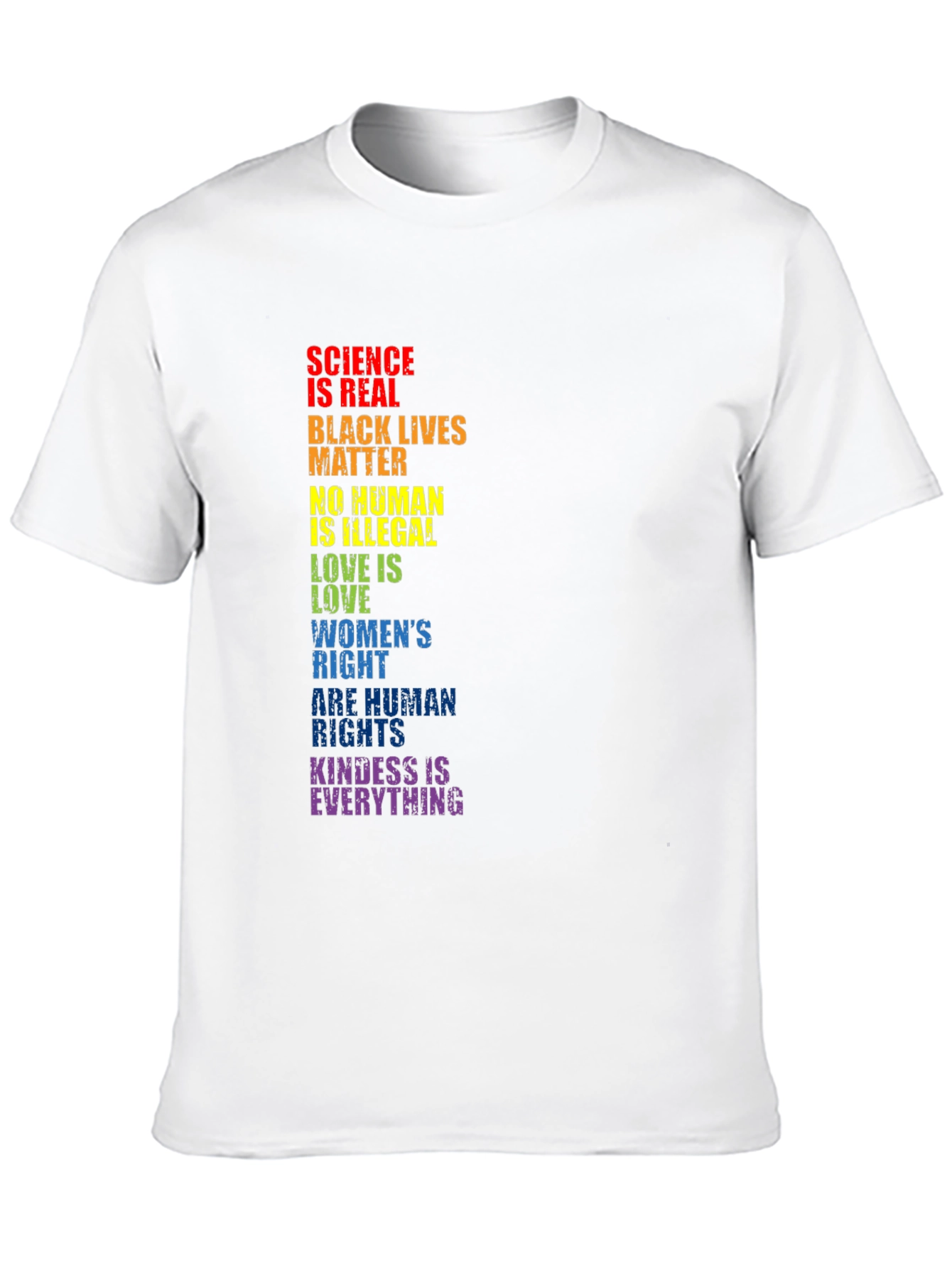 Equality Matters Rainbow Statement T-Shirt
