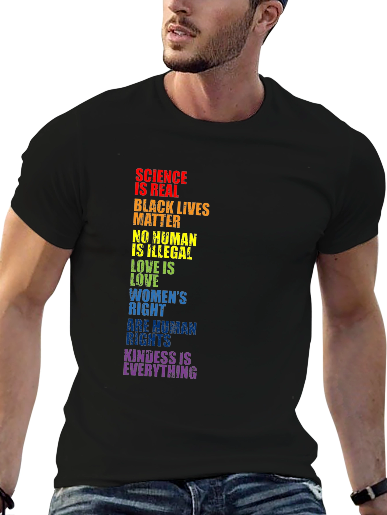 Equality Matters Rainbow Statement T-Shirt