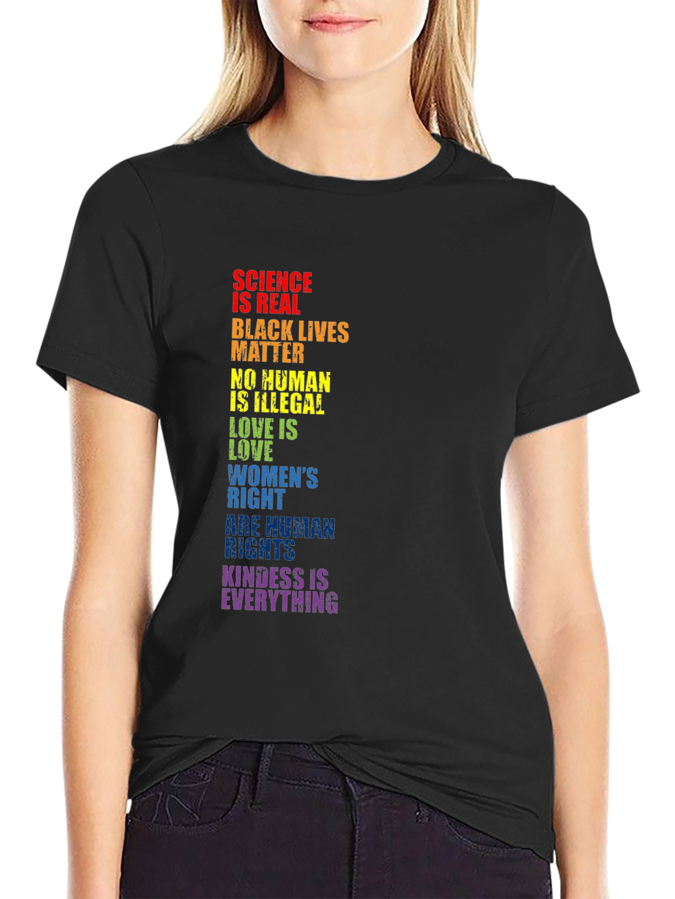 Equality Matters Rainbow Statement T-Shirt