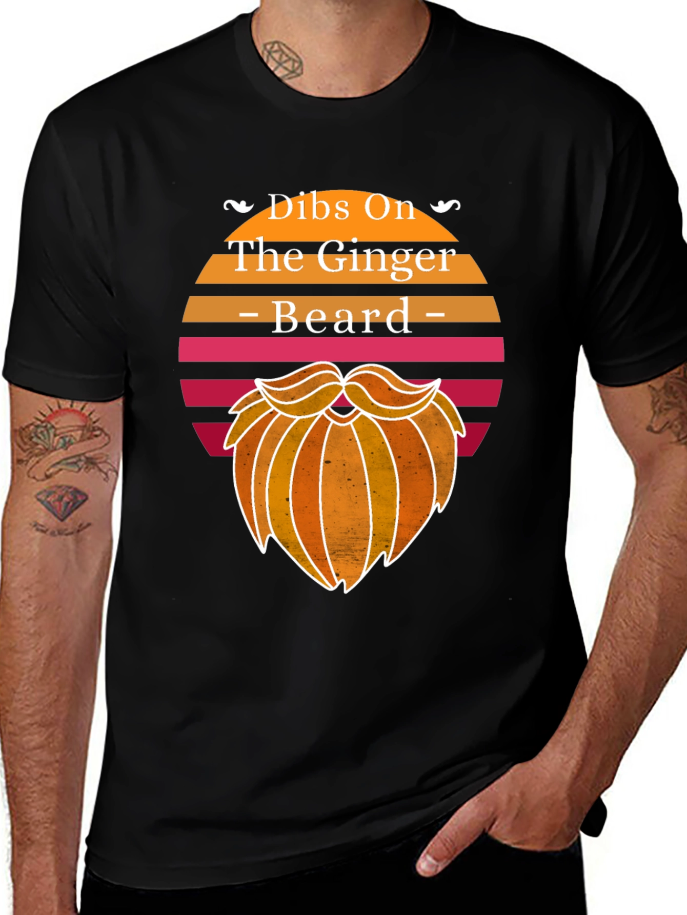 Dibs On The Ginger Beard Graphic Tee