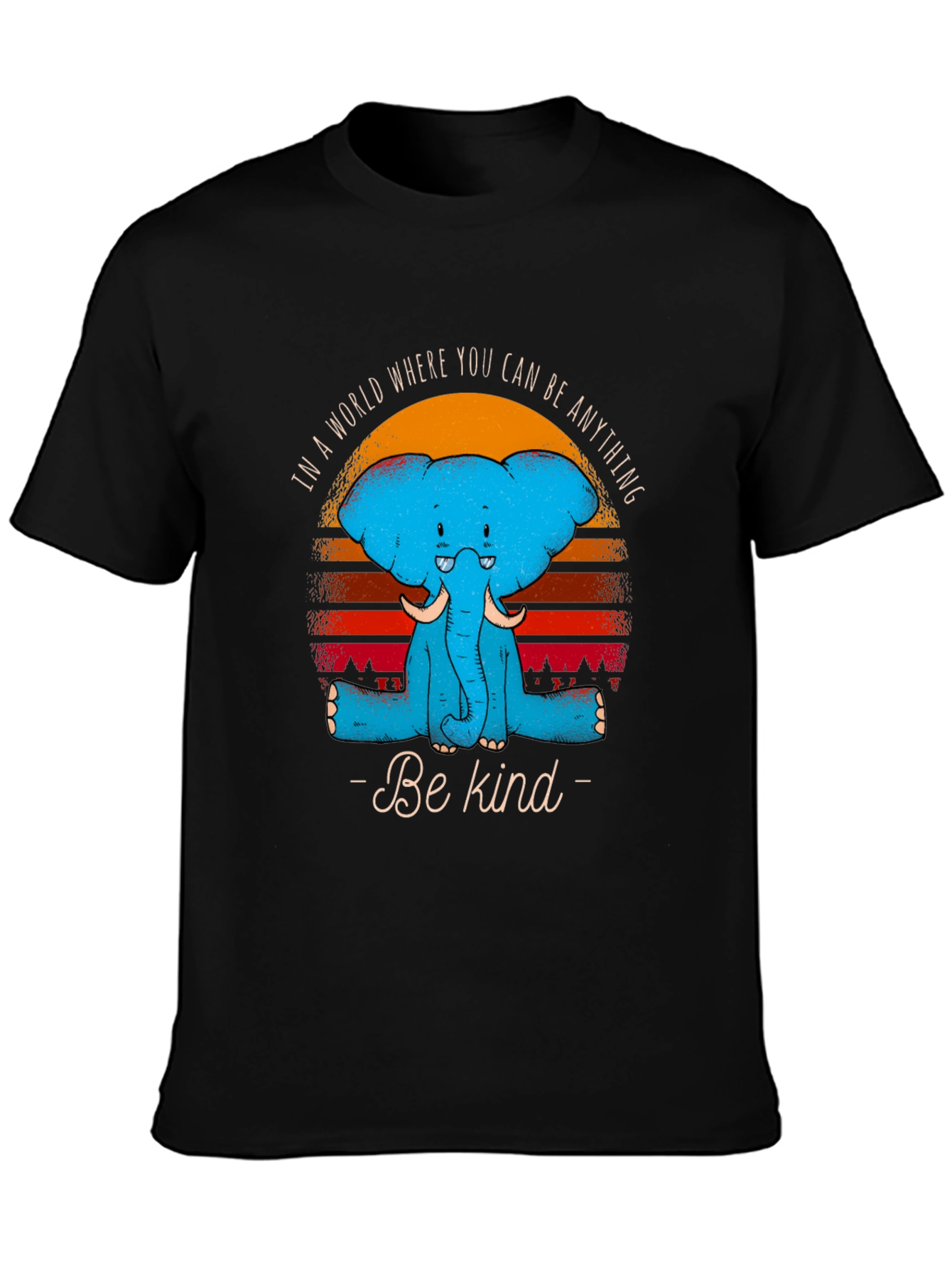 Be Kind Elephant Graphic Tee - Stylish Comfort