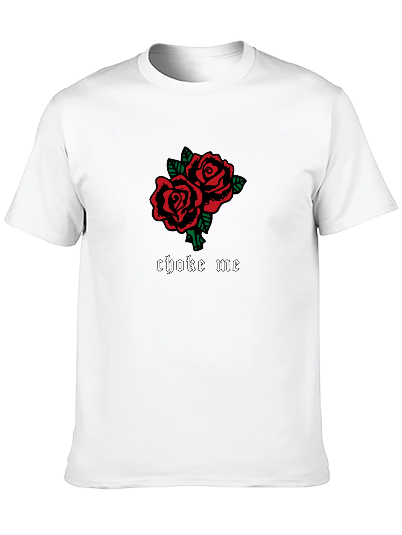 Gothic Rose Choke Me T-Shirt