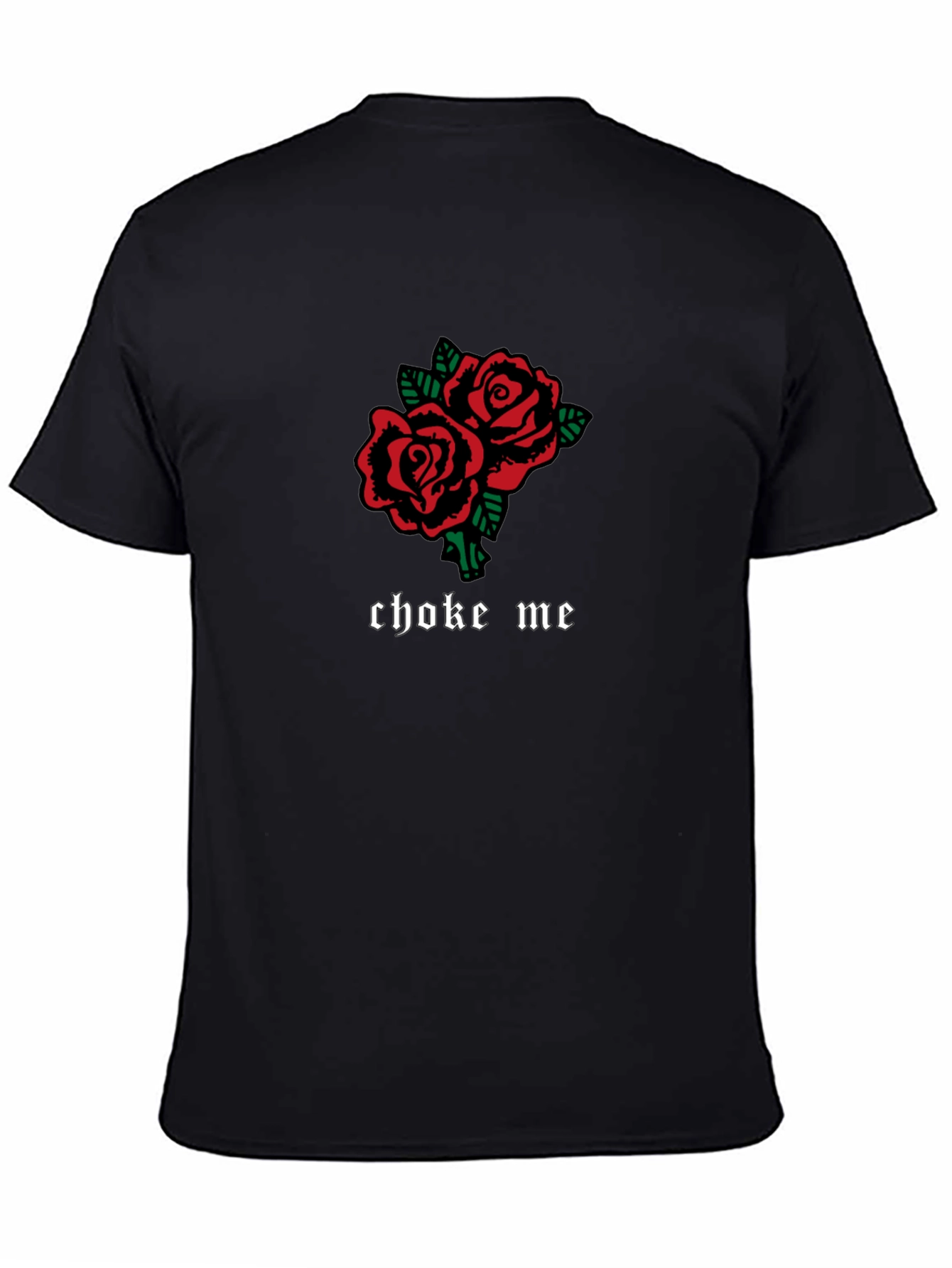 Gothic Rose Choke Me T-Shirt