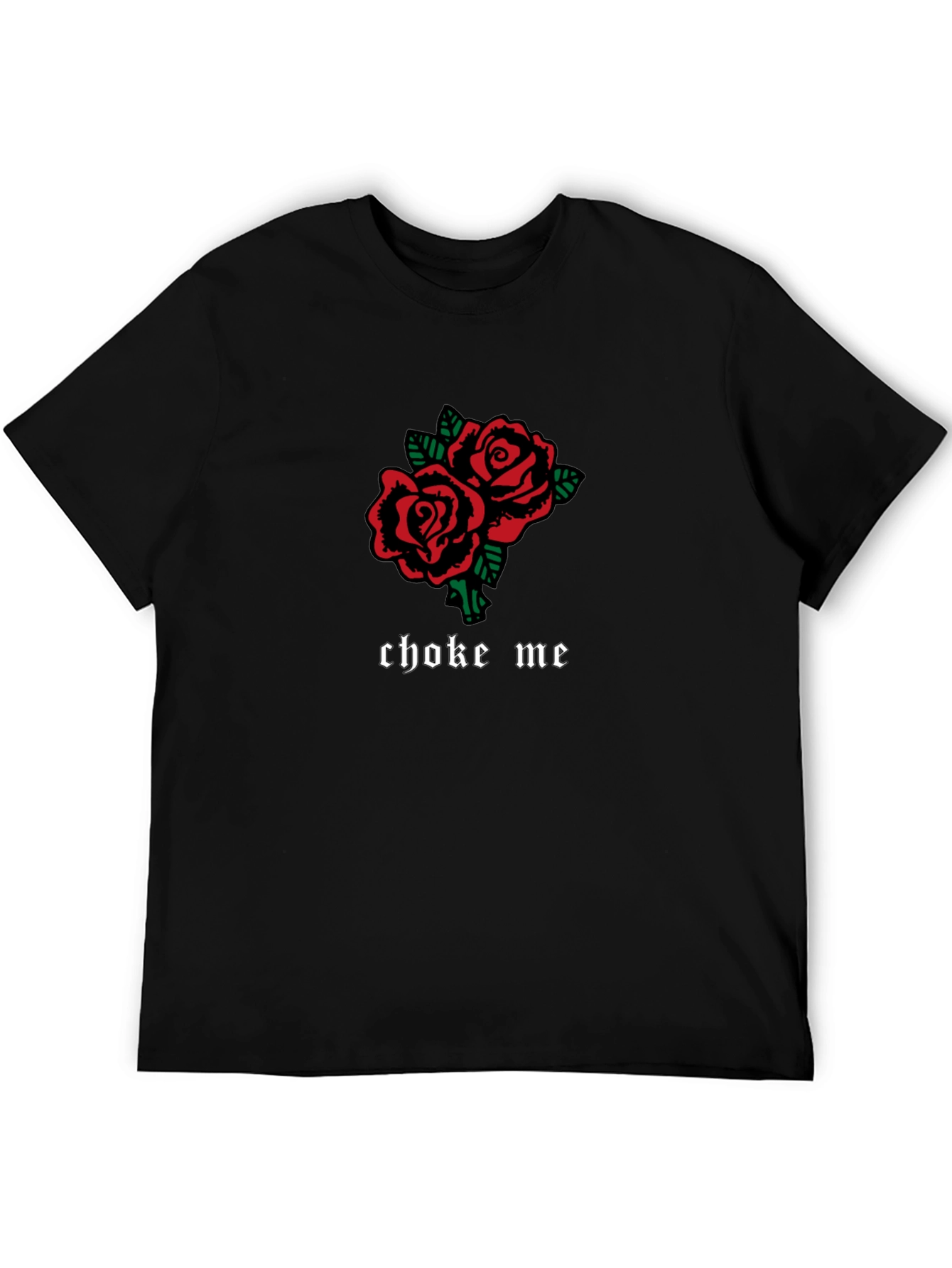 Gothic Rose Choke Me T-Shirt