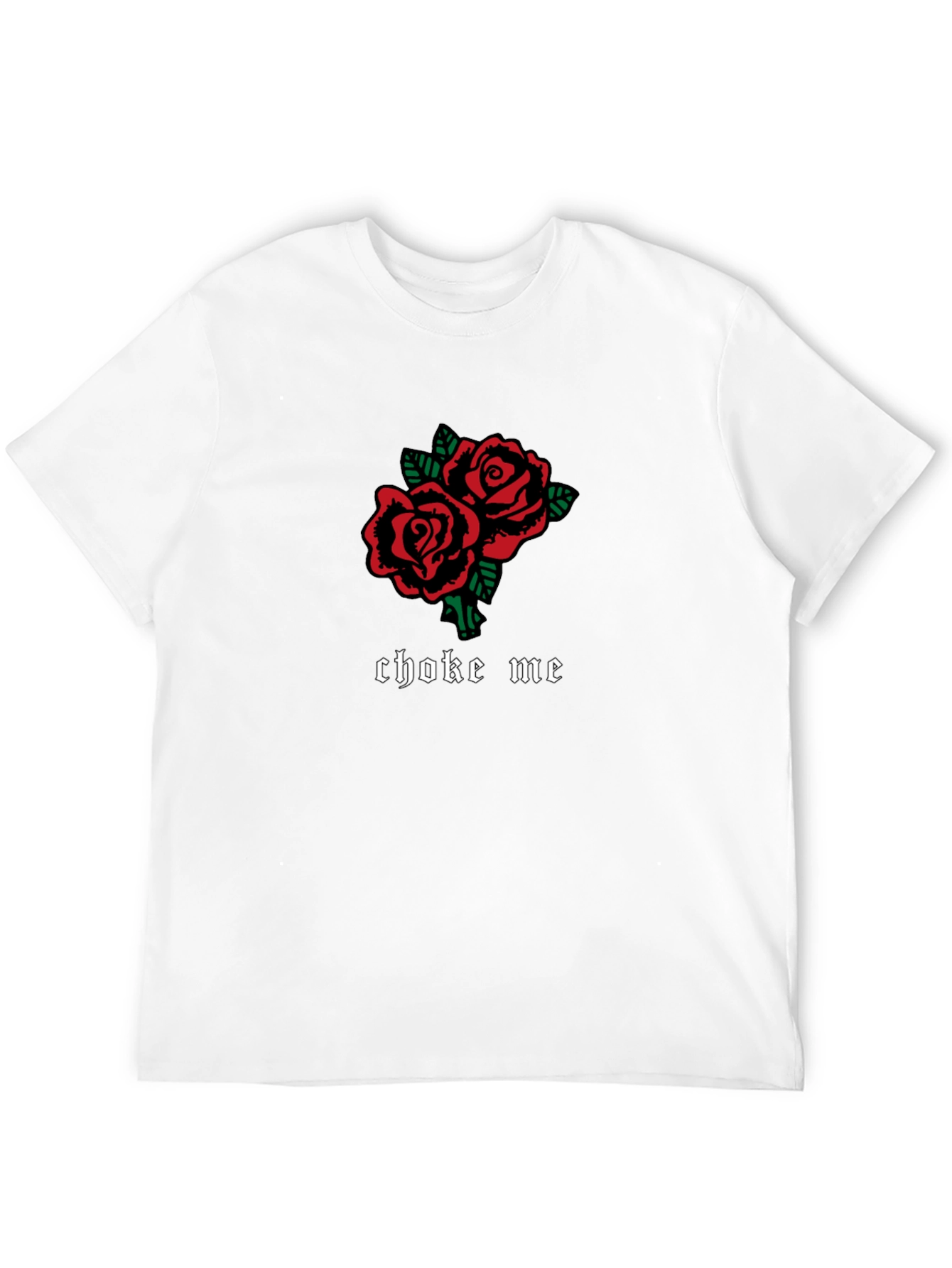 Gothic Rose Choke Me T-Shirt