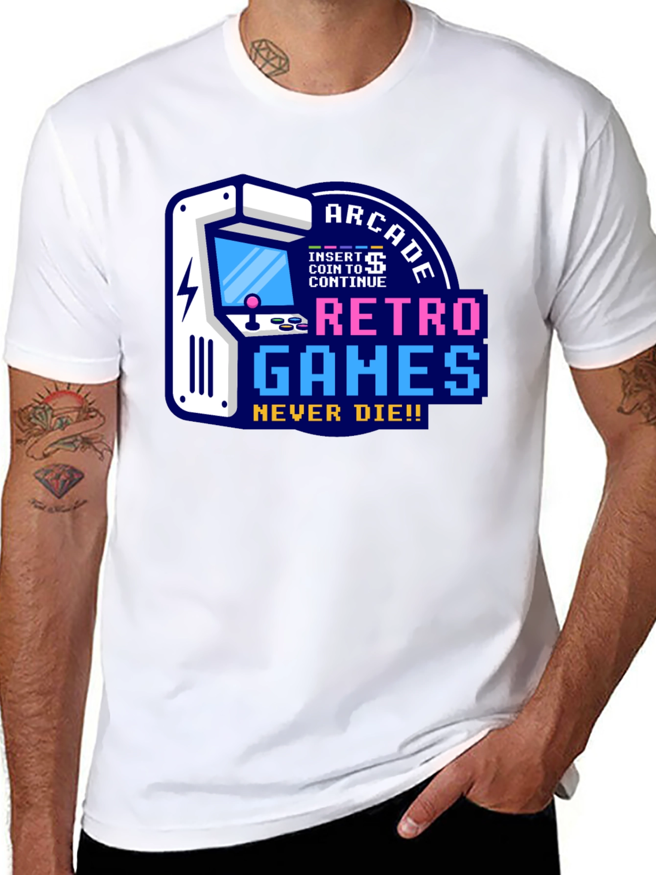 Retro Games Never Die T-Shirt