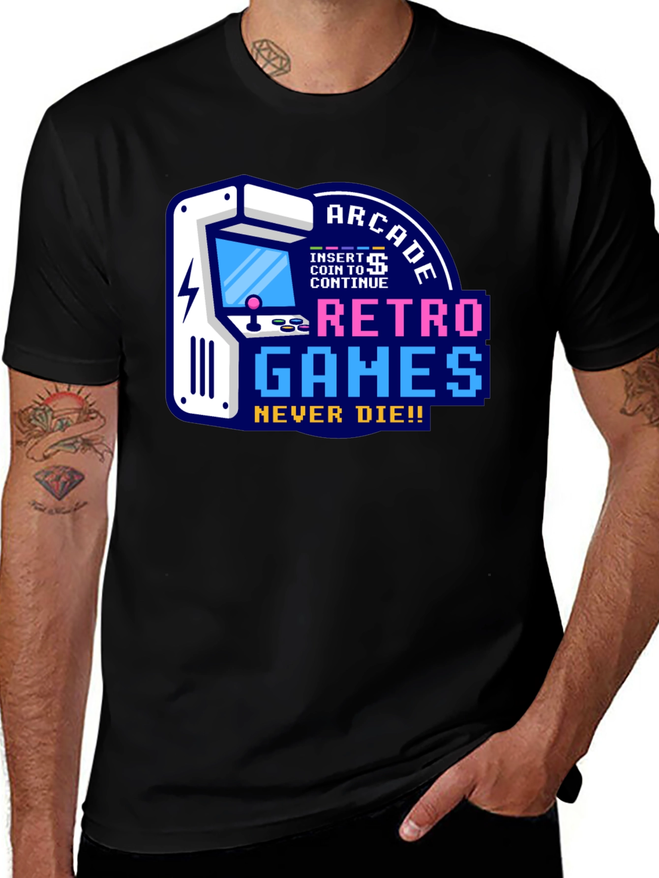 Retro Games Never Die T-Shirt