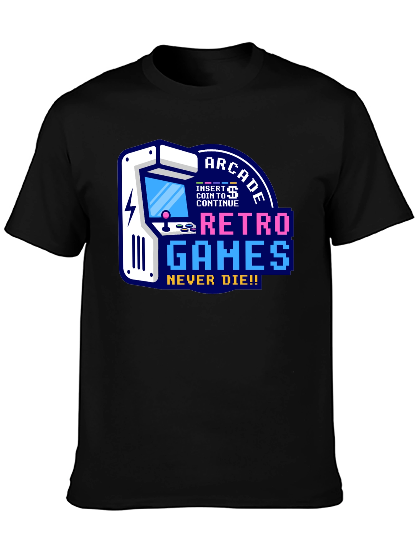 Retro Games Never Die T-Shirt