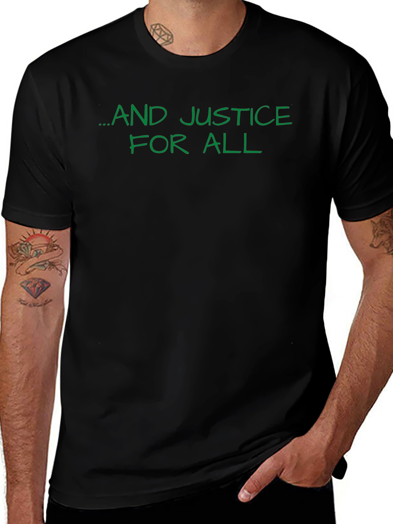 ...And Justice For All Black T-Shirt