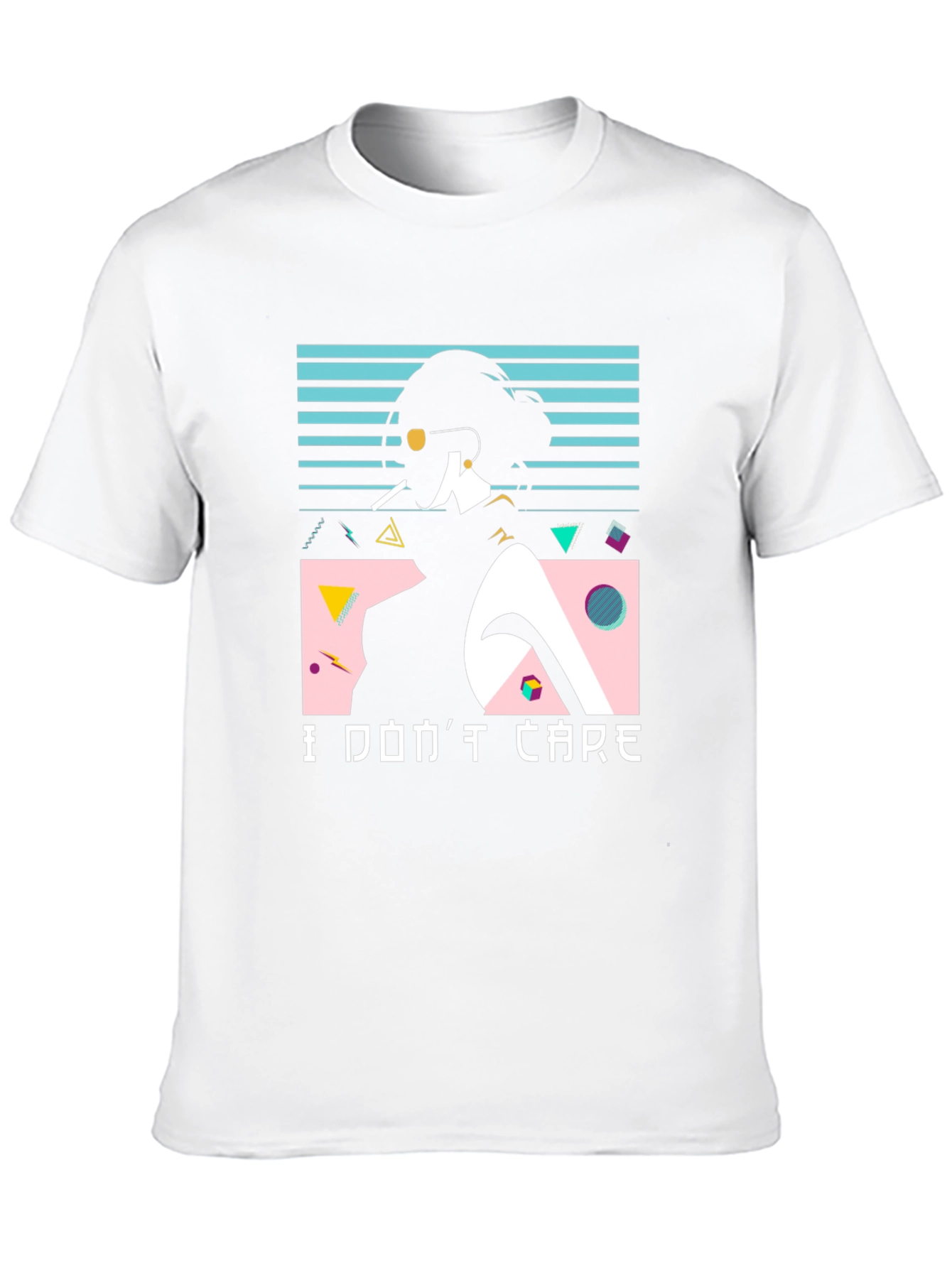 Retro I Dont Care Graphic Tee