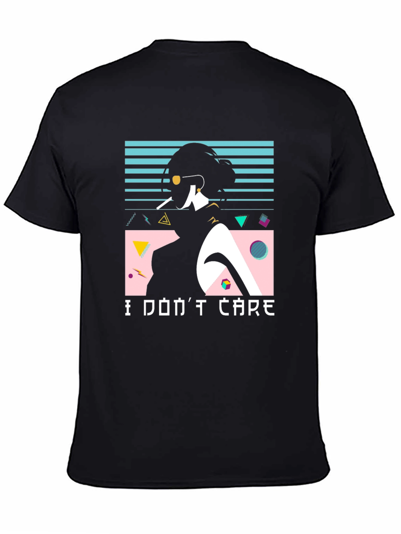 Retro I Dont Care Graphic Tee