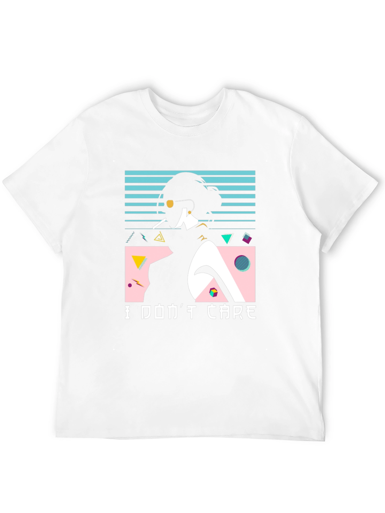 Retro I Dont Care Graphic Tee