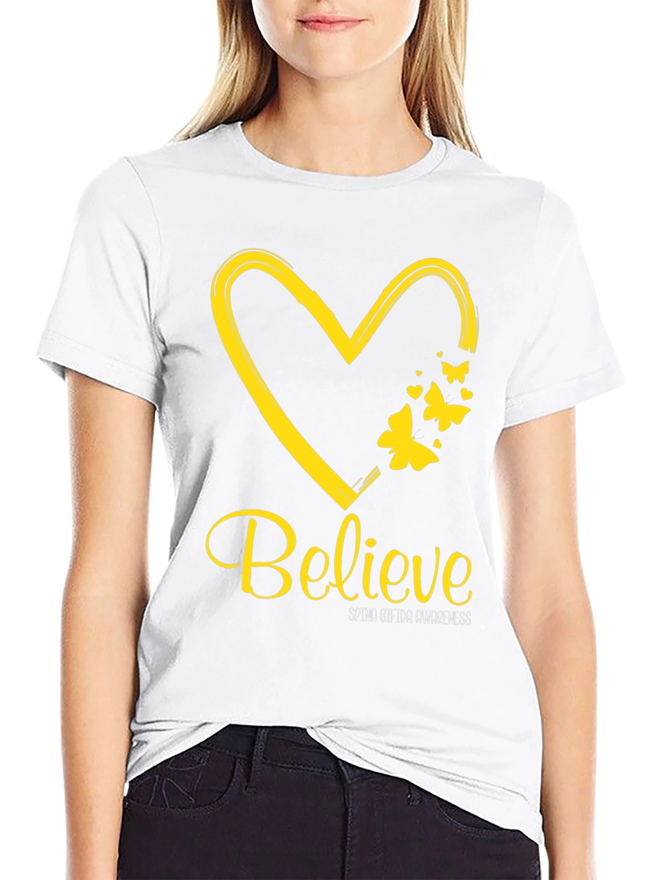 Believe Spina Bifida Awareness T-Shirt
