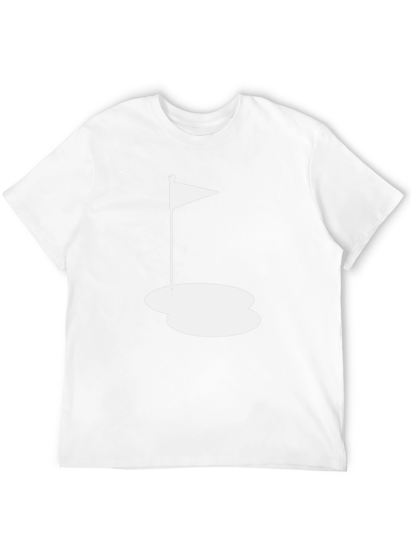 Golf Hole Tee: Minimalist Sport T-Shirt