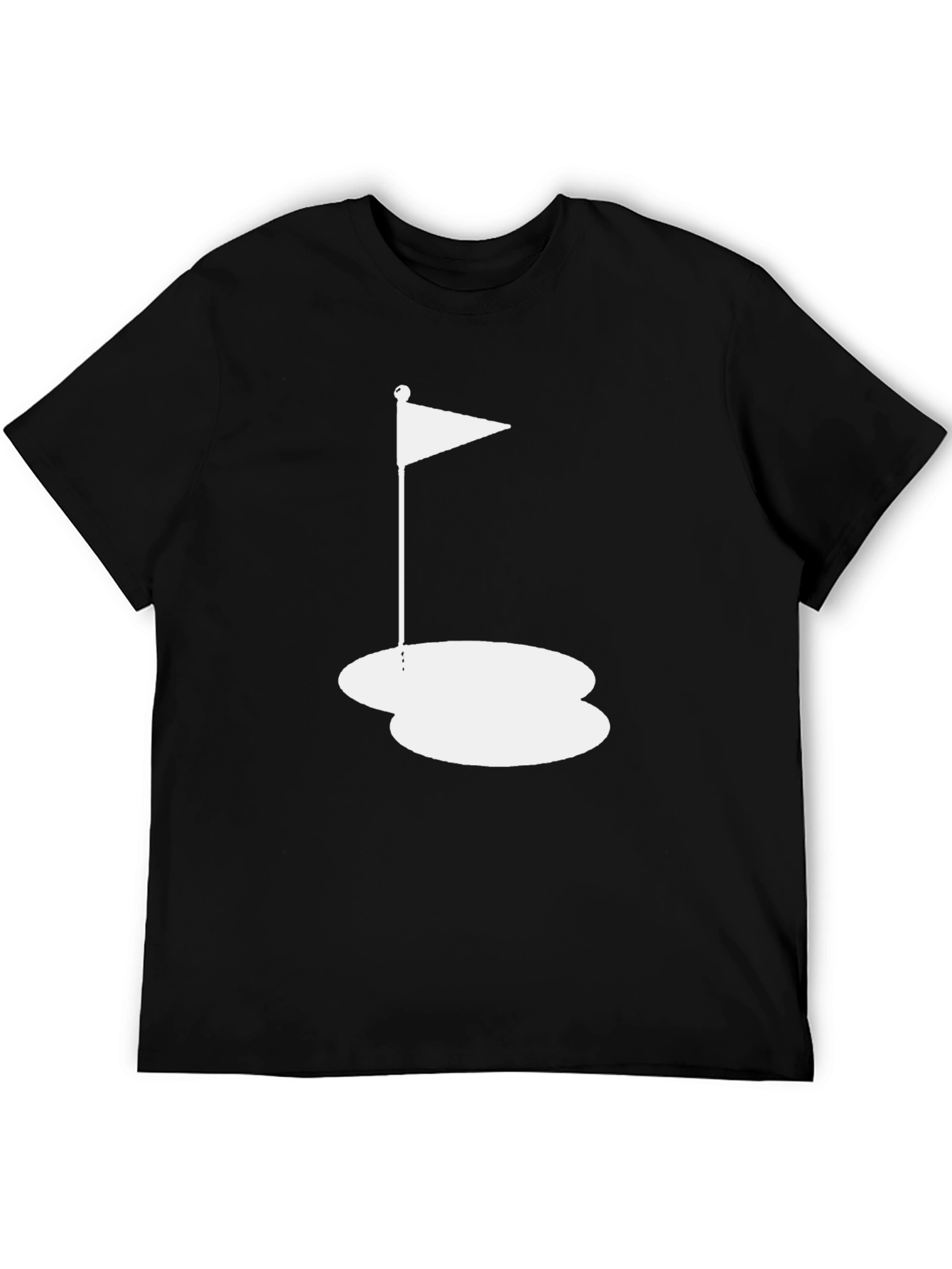 Golf Hole Tee: Minimalist Sport T-Shirt