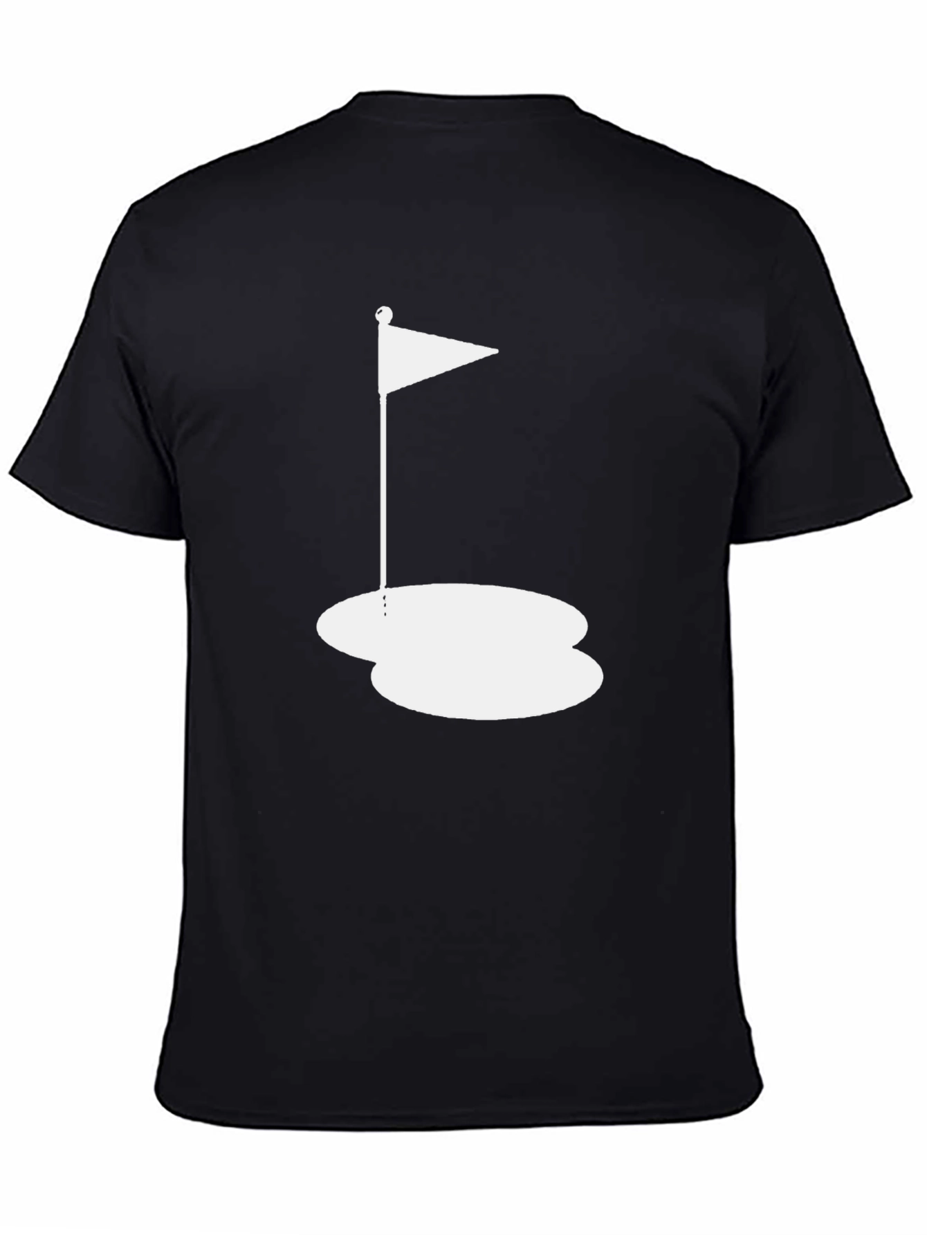 Golf Hole Tee: Minimalist Sport T-Shirt
