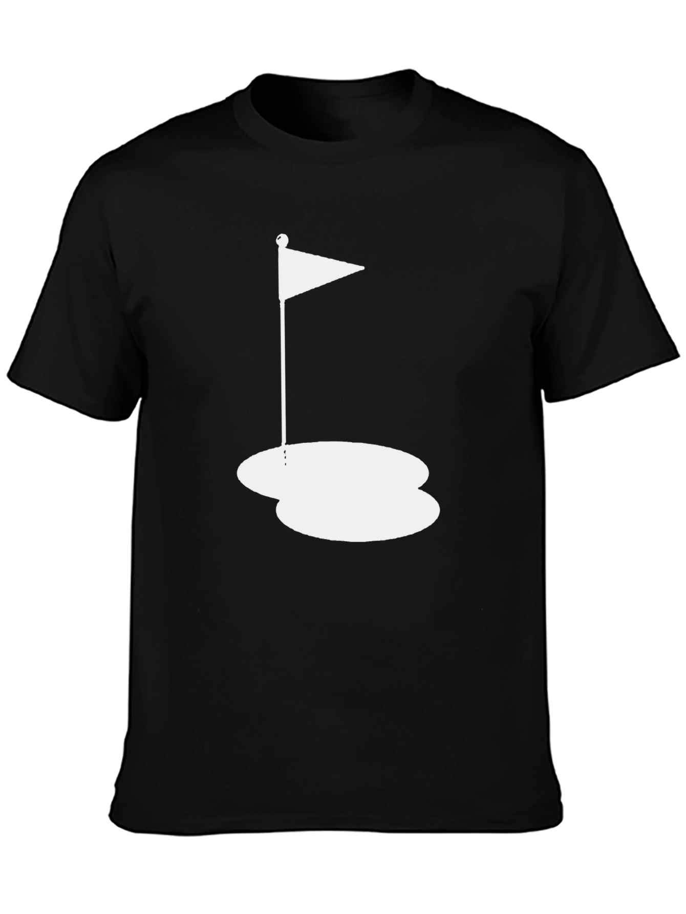 Golf Hole Tee: Minimalist Sport T-Shirt