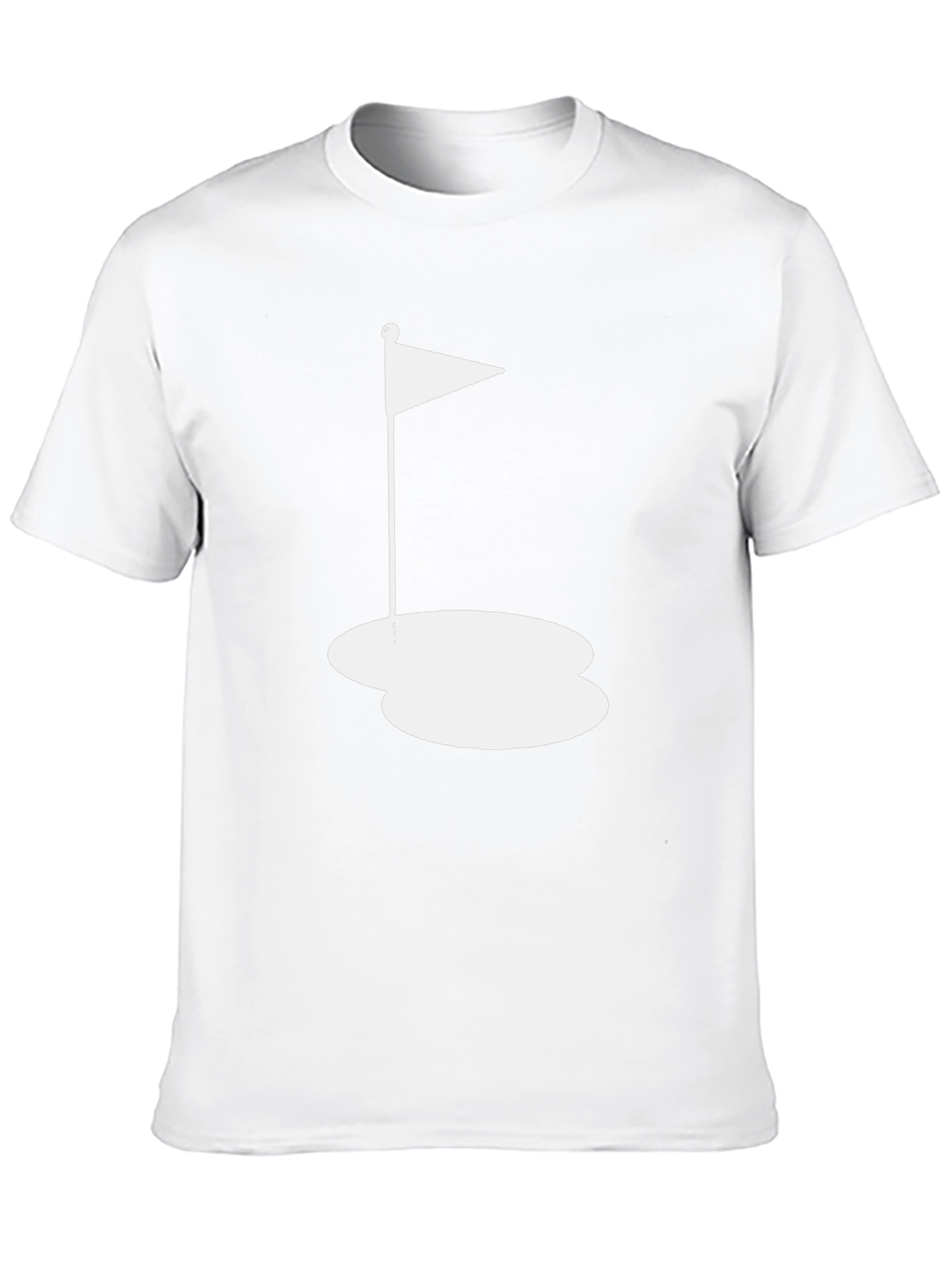 Golf Hole Tee: Minimalist Sport T-Shirt