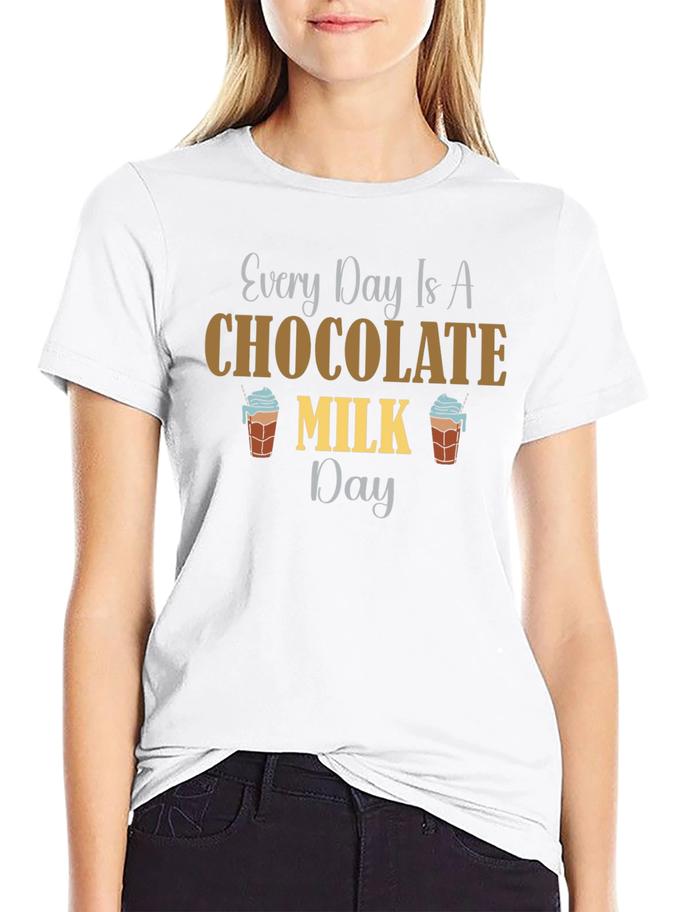 Chocolate Milk Day T-Shirt - Novelty Graphic Tee