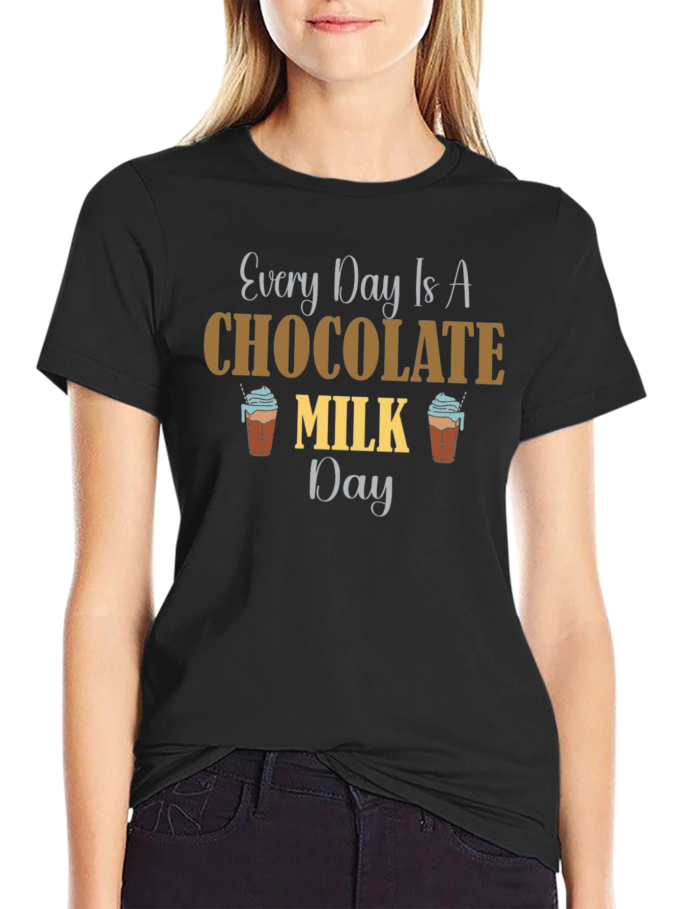Chocolate Milk Day T-Shirt - Novelty Graphic Tee