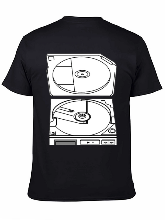 Retro Turntable Graphic T-Shirt