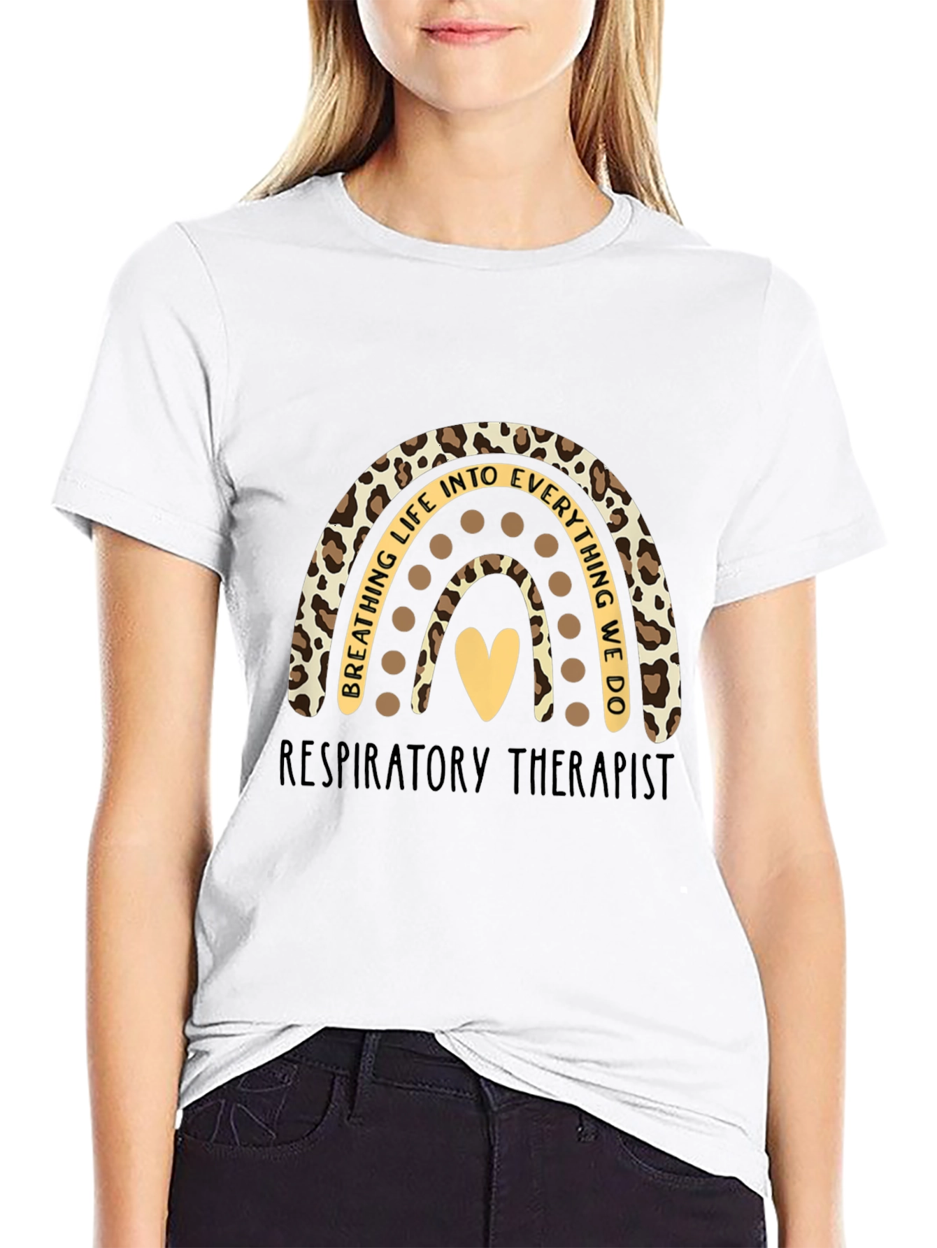 Respiratory Therapist Rainbow Graphic Tee