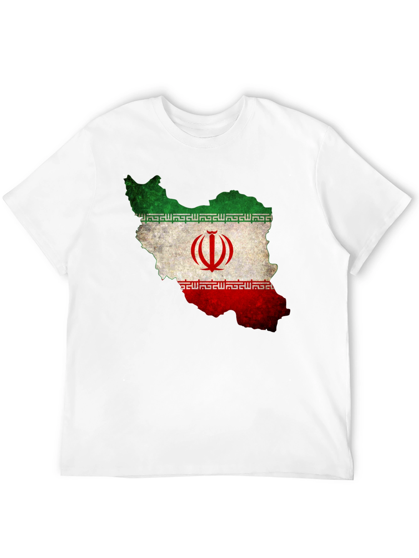 Iran Flag Map Graphic T-Shirt