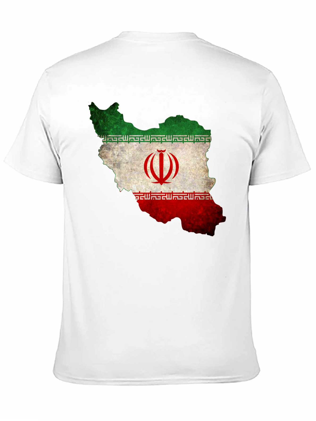 Iran Flag Map Graphic T-Shirt