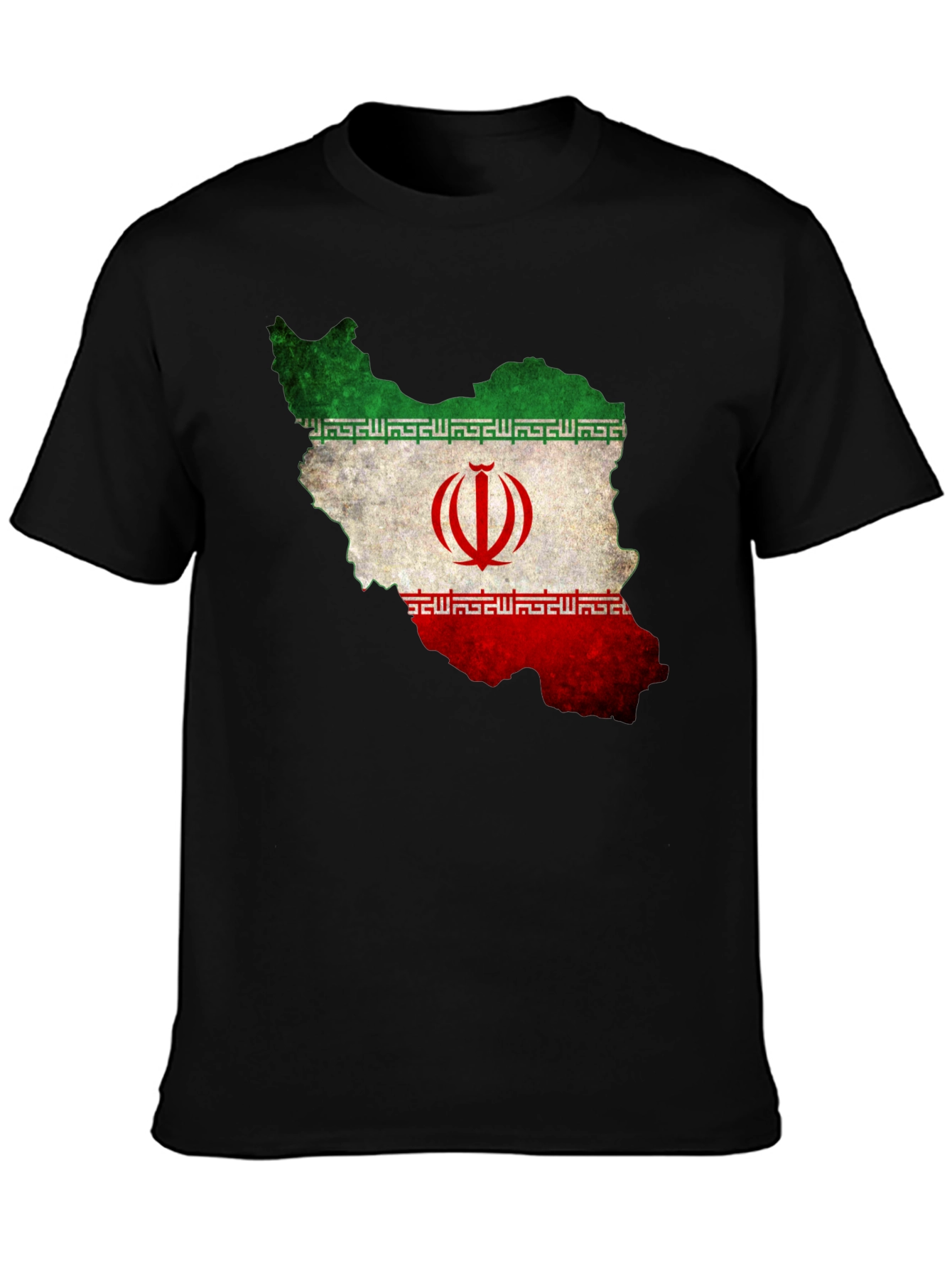 Iran Flag Map Graphic T-Shirt