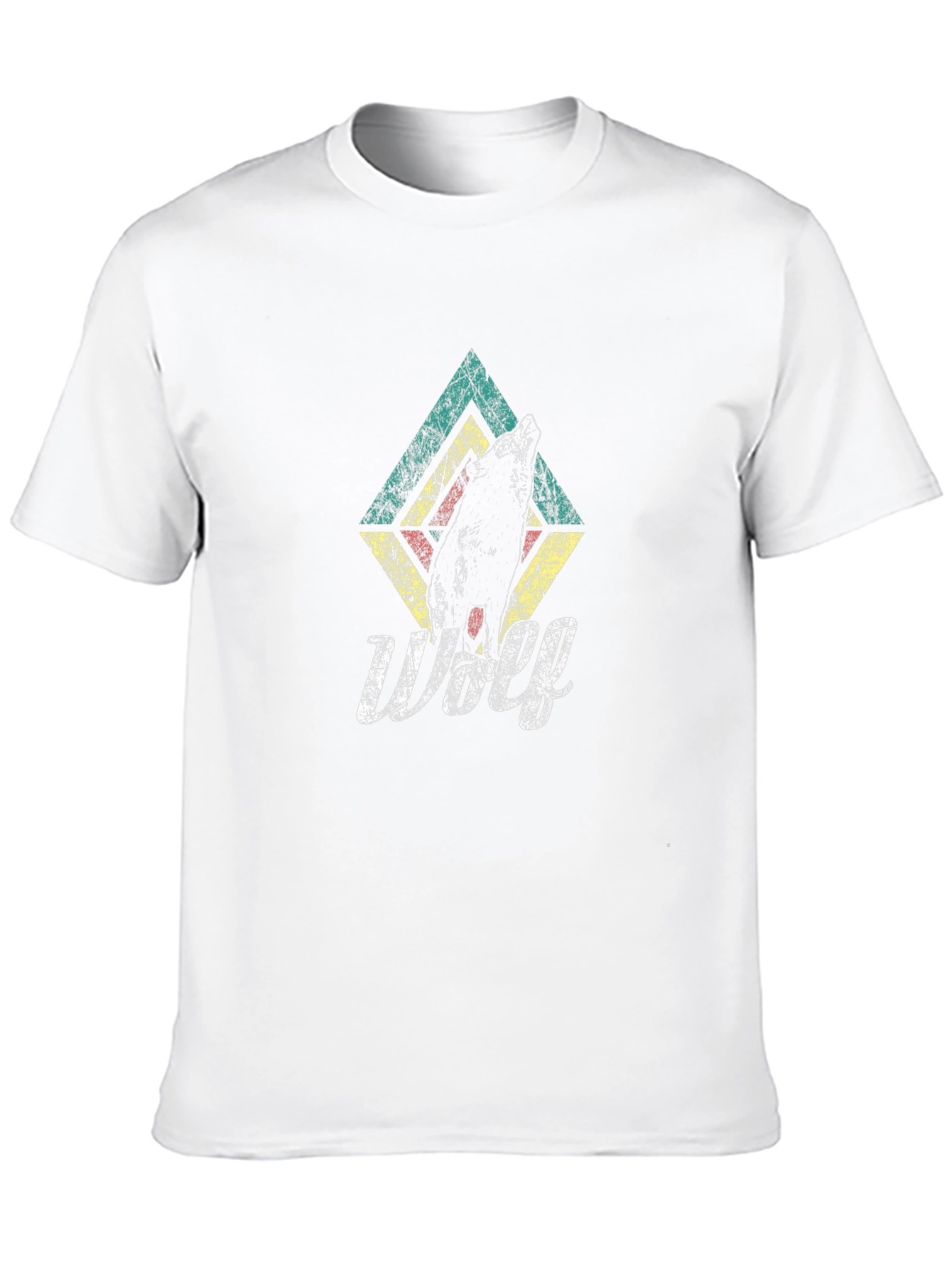 Retro Wolf Graphic Tee - Cool Animal Lovers Shirt