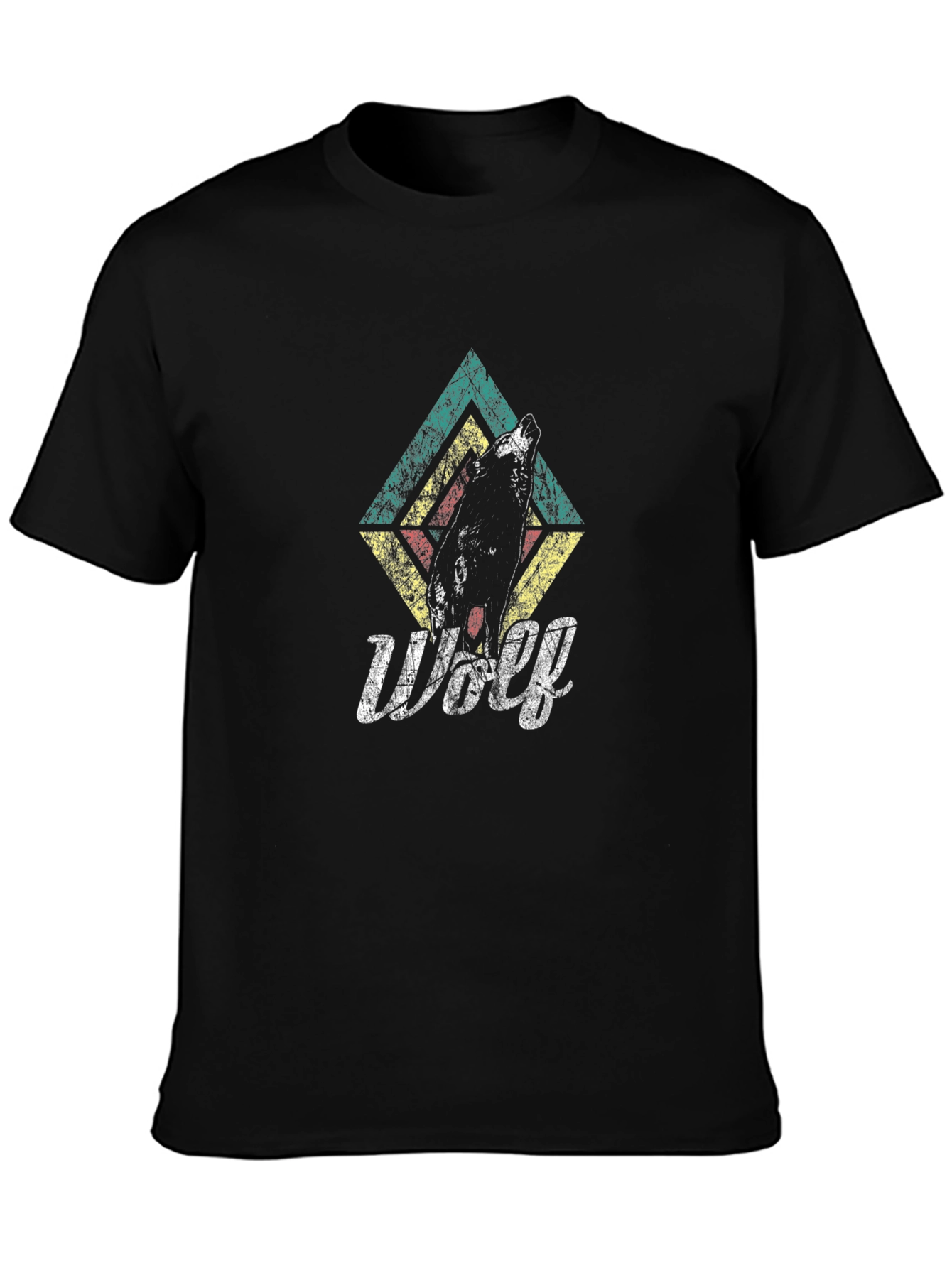 Retro Wolf Graphic Tee - Cool Animal Lovers Shirt