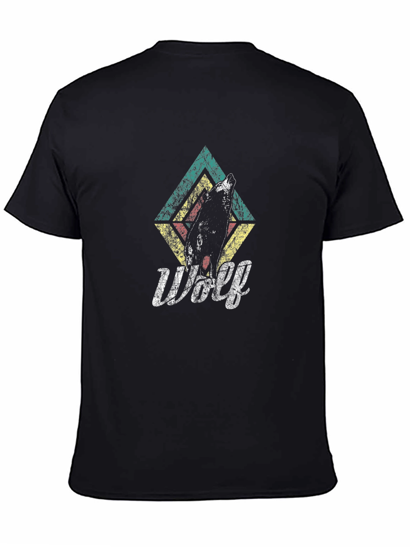 Retro Wolf Graphic Tee - Cool Animal Lovers Shirt