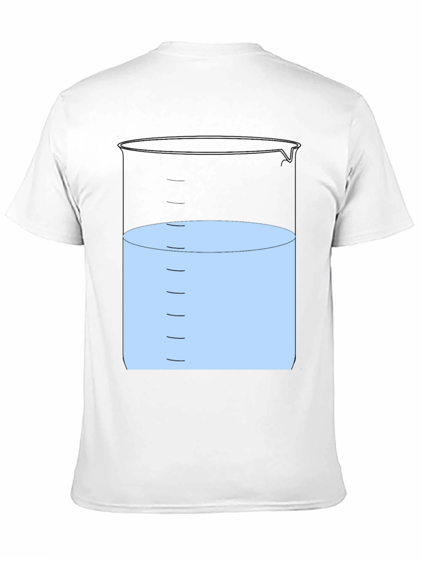 Science Beaker Graphic T-Shirt - Black