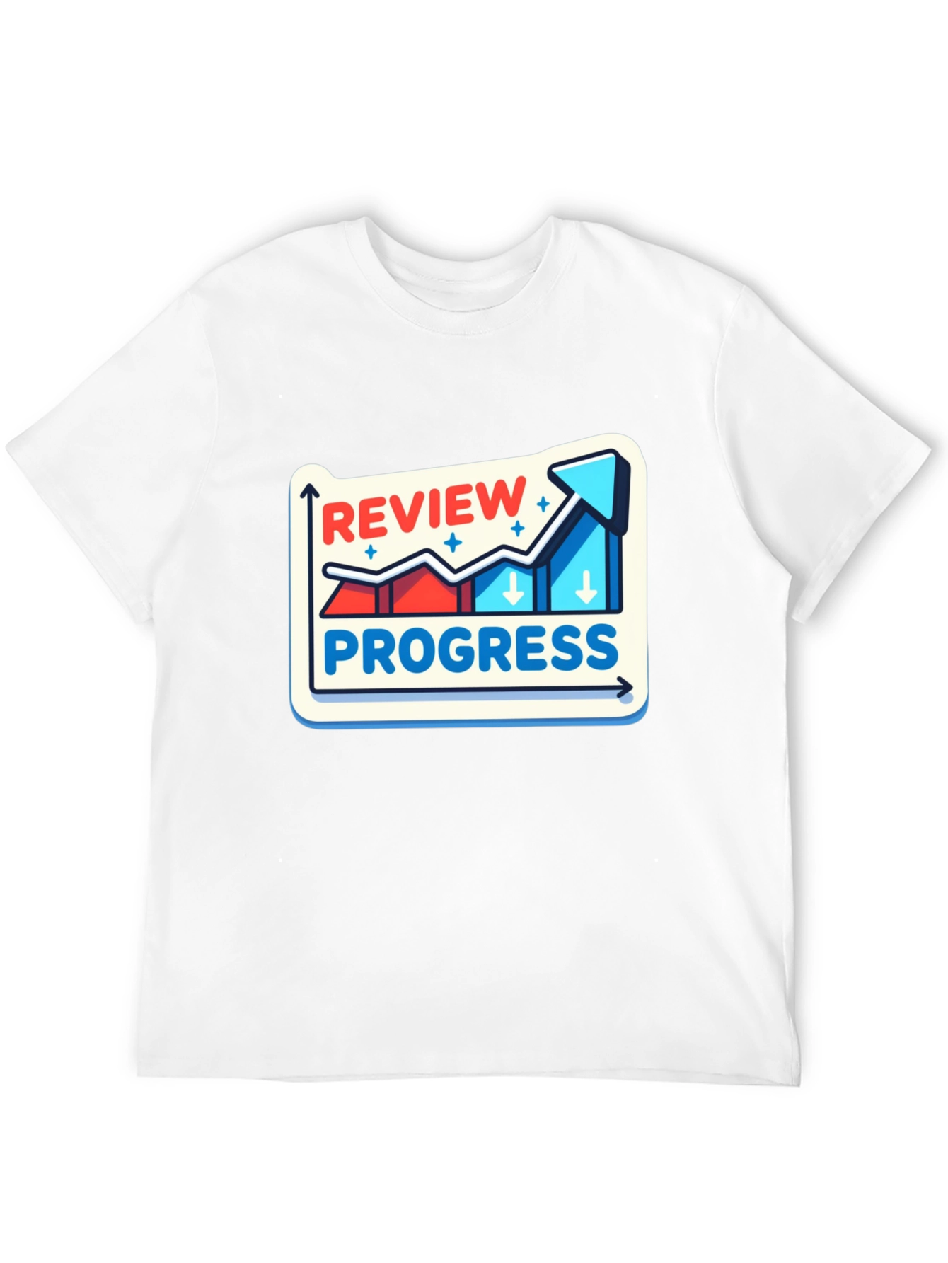 Review Progress Graphic Tee - Stylish Comfort